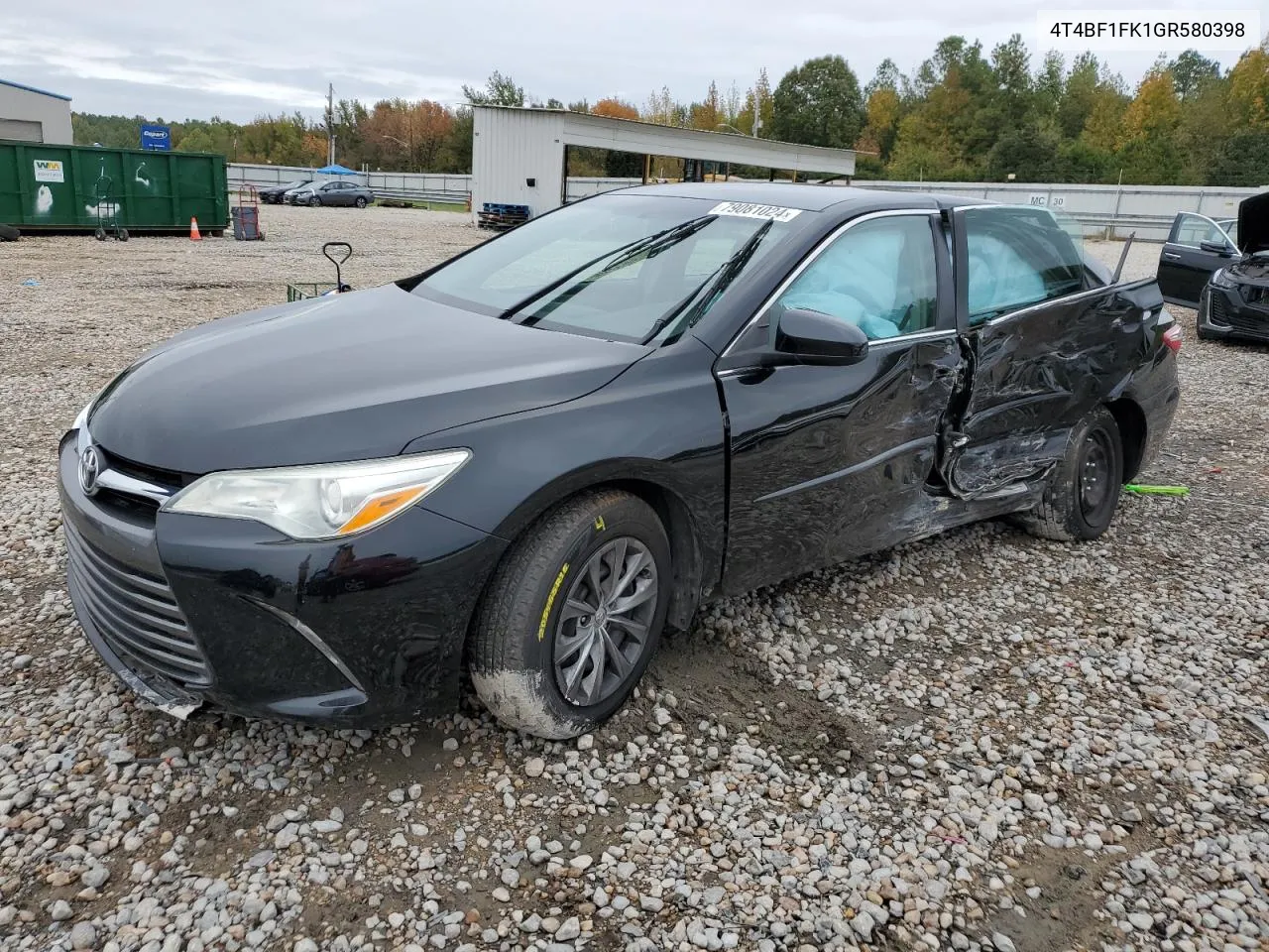 2016 Toyota Camry Le VIN: 4T4BF1FK1GR580398 Lot: 79081024