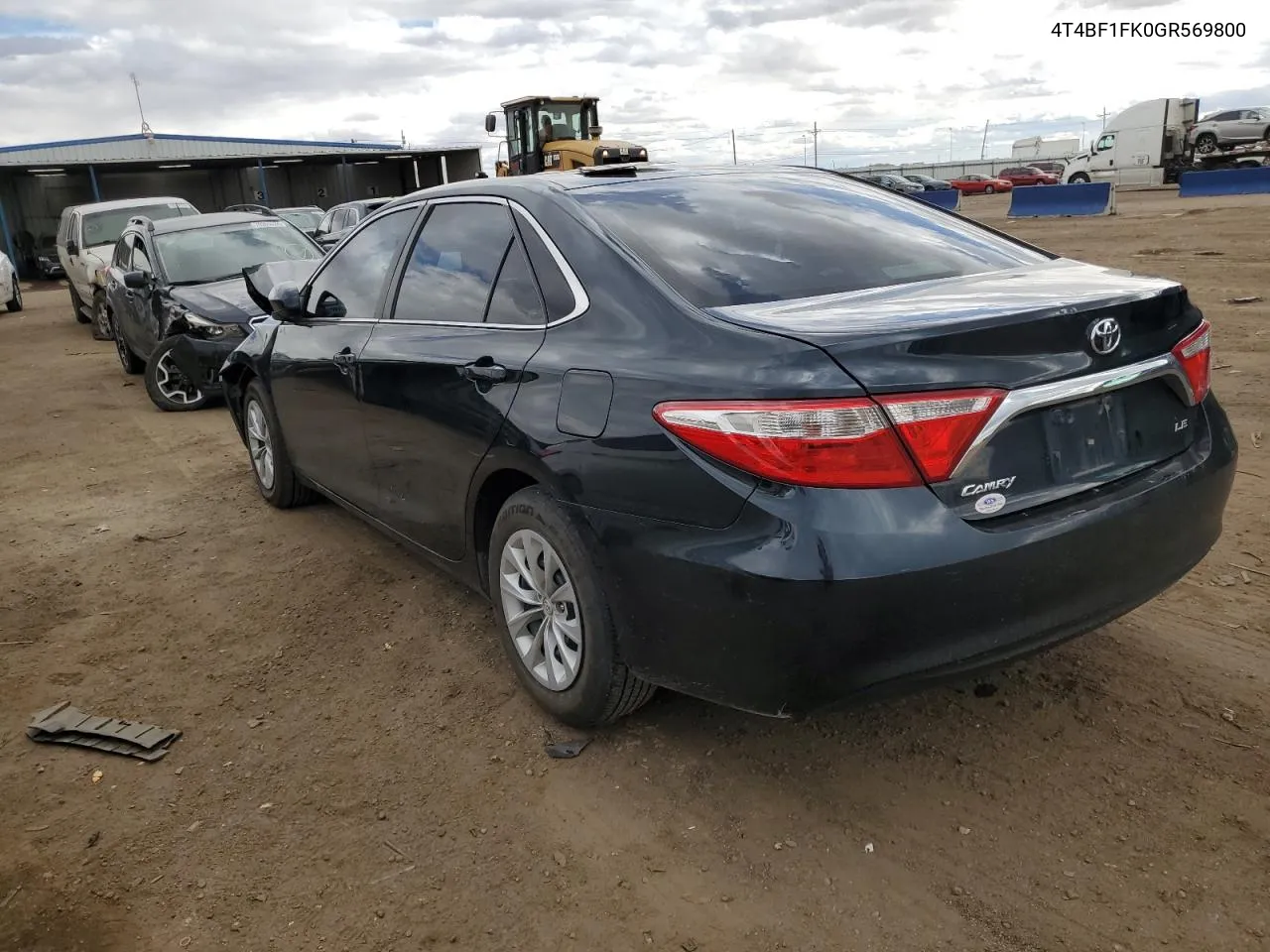 2016 Toyota Camry Le VIN: 4T4BF1FK0GR569800 Lot: 79111464