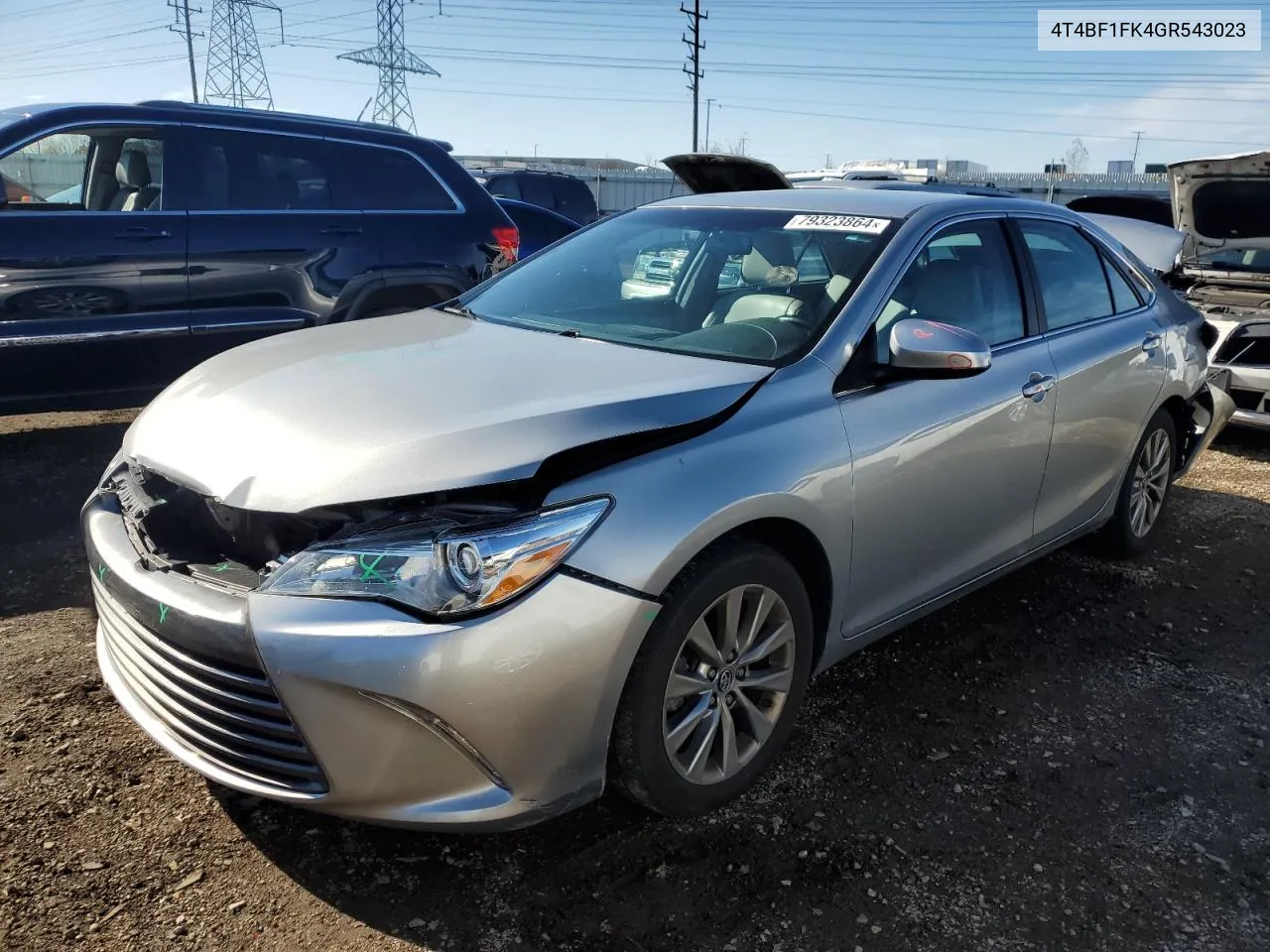 2016 Toyota Camry Le VIN: 4T4BF1FK4GR543023 Lot: 79323864