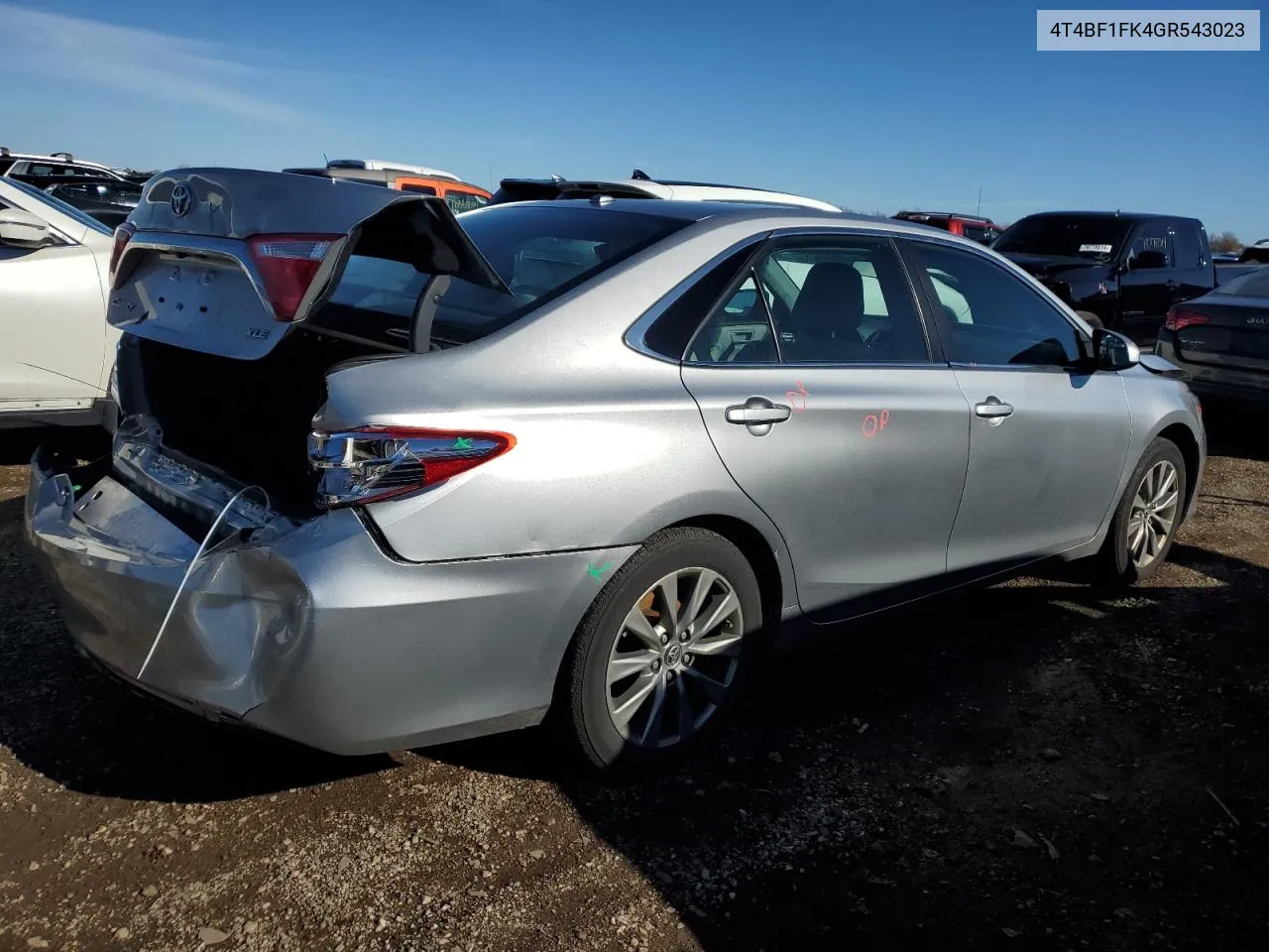 2016 Toyota Camry Le VIN: 4T4BF1FK4GR543023 Lot: 79323864