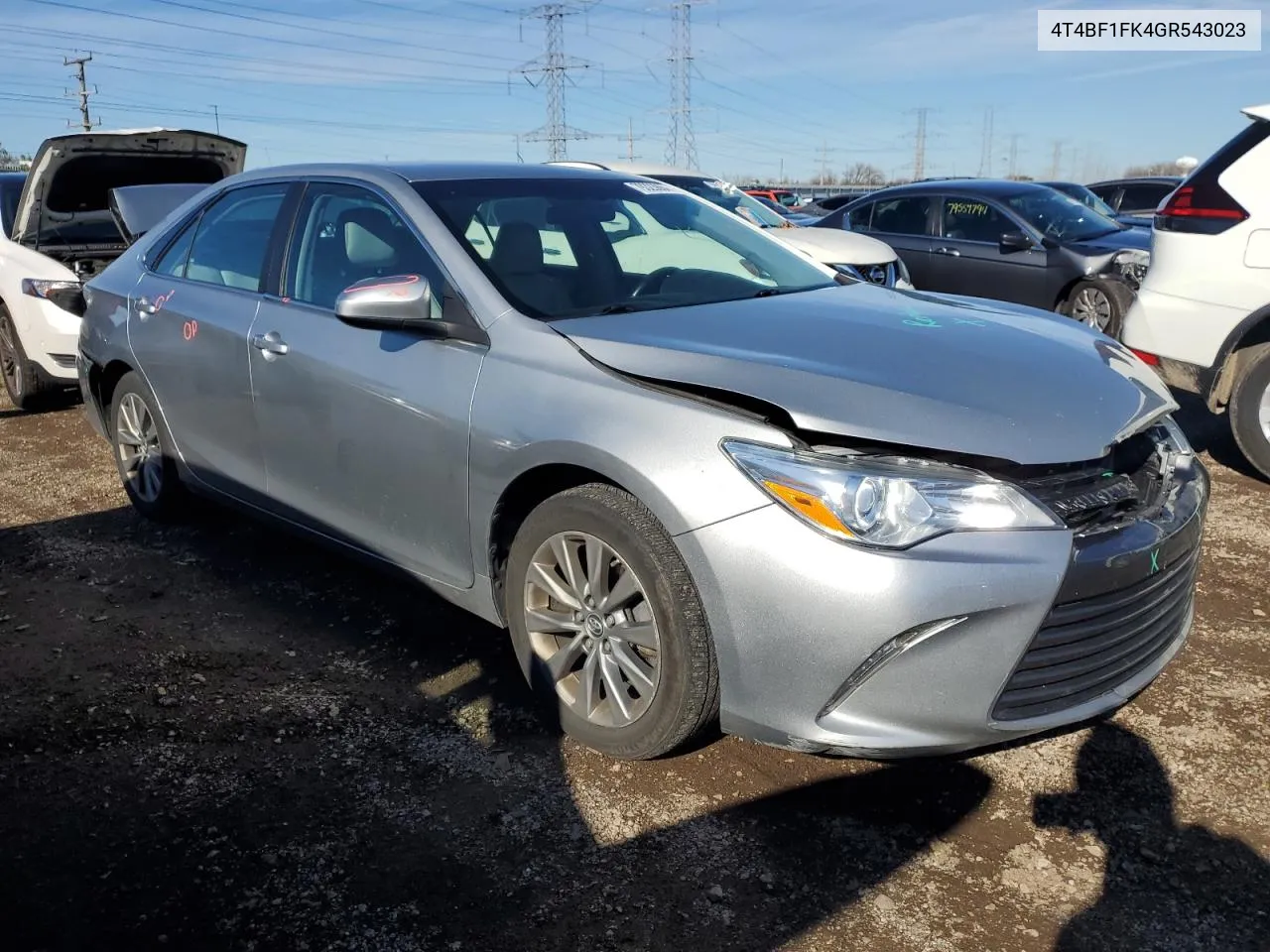 2016 Toyota Camry Le VIN: 4T4BF1FK4GR543023 Lot: 79323864