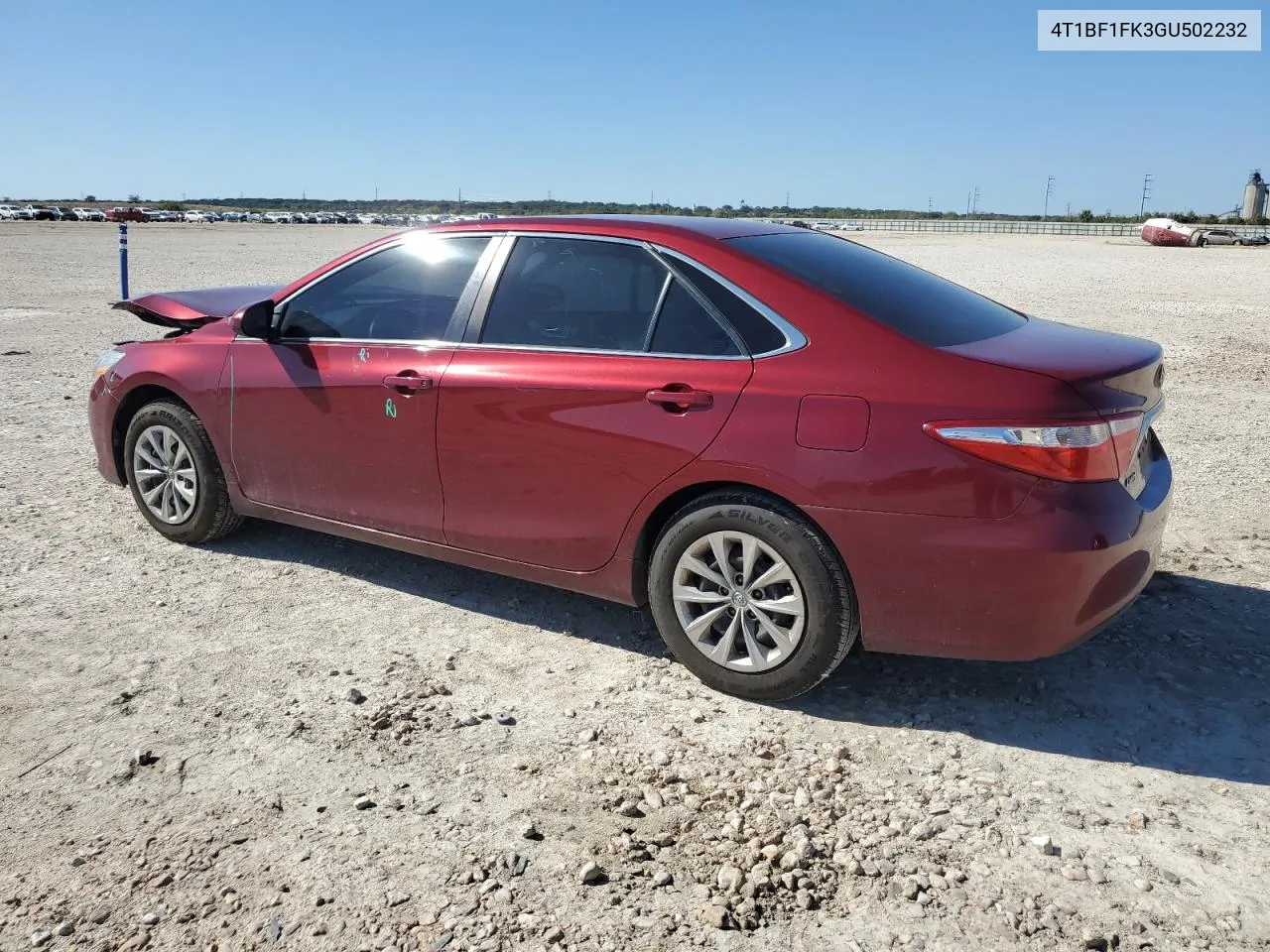 2016 Toyota Camry Le VIN: 4T1BF1FK3GU502232 Lot: 79545384