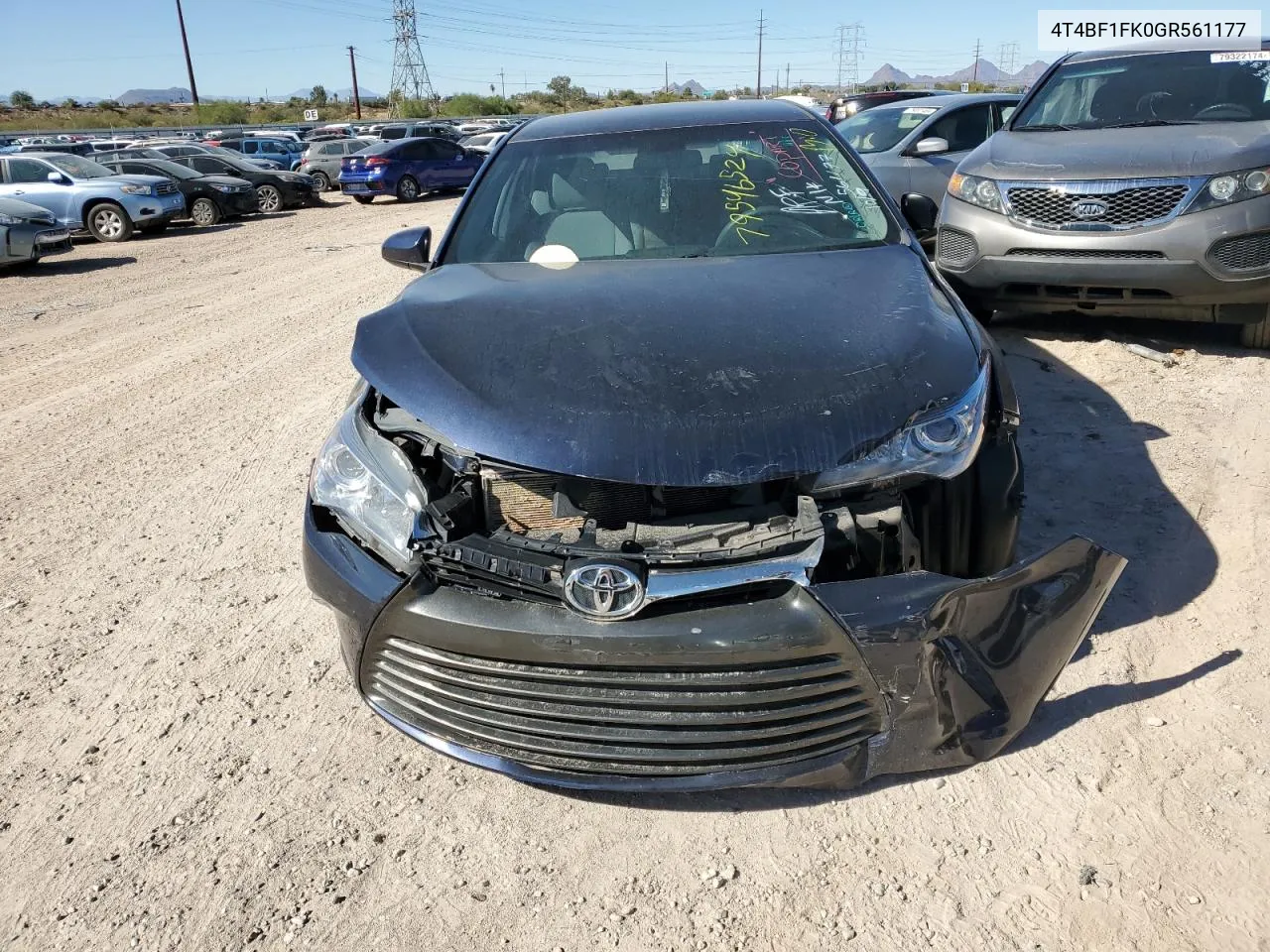 2016 Toyota Camry Le VIN: 4T4BF1FK0GR561177 Lot: 79546524