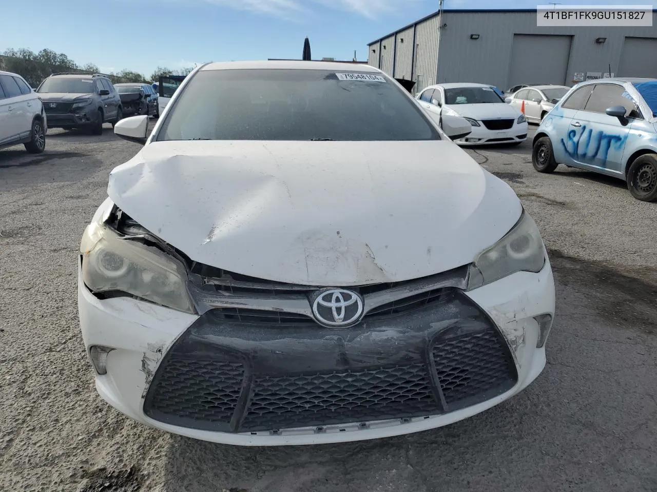 2016 Toyota Camry Le VIN: 4T1BF1FK9GU151827 Lot: 79548104