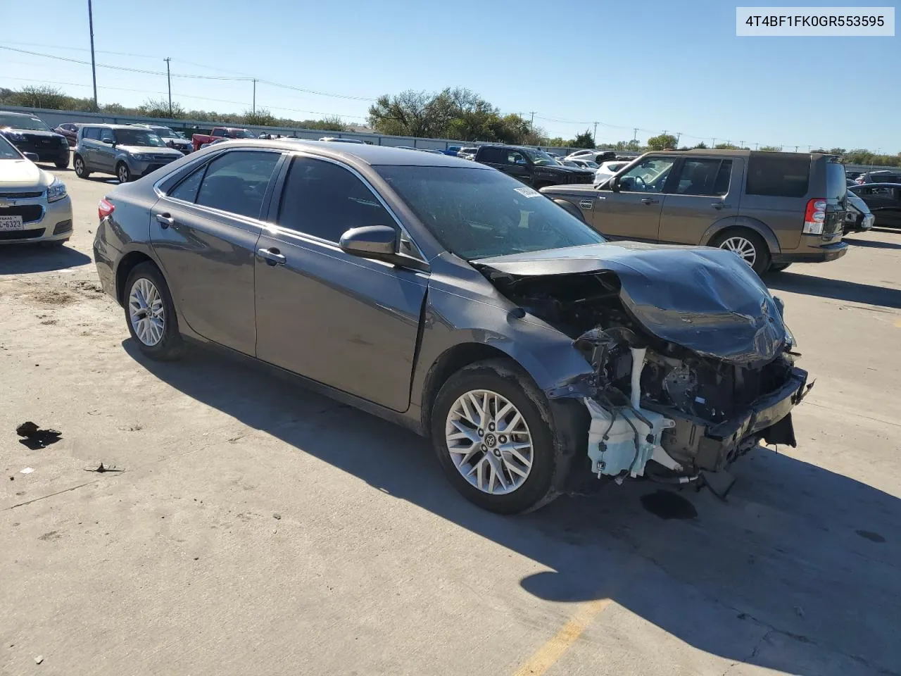 2016 Toyota Camry Le VIN: 4T4BF1FK0GR553595 Lot: 79563424