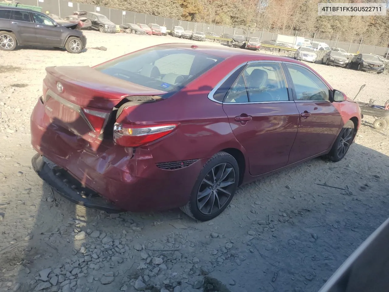 2016 Toyota Camry Le VIN: 4T1BF1FK5GU522711 Lot: 79609864