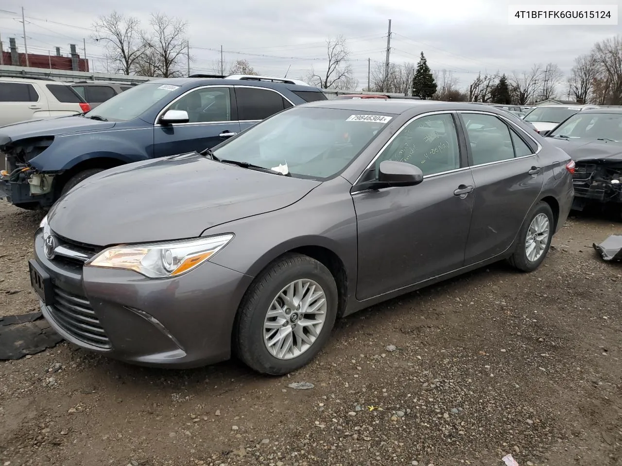 2016 Toyota Camry Le VIN: 4T1BF1FK6GU615124 Lot: 79846304