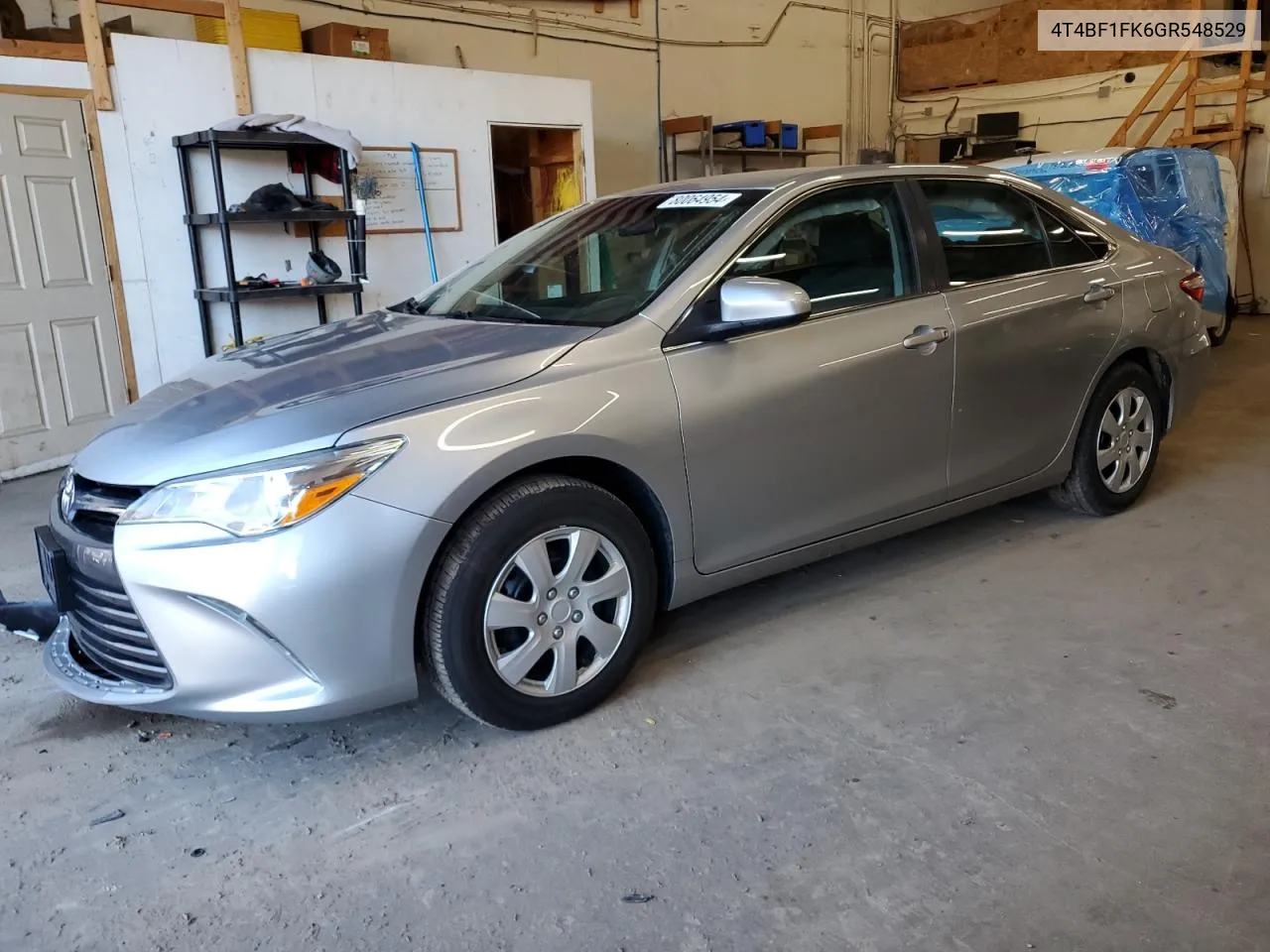 2016 Toyota Camry Le VIN: 4T4BF1FK6GR548529 Lot: 80064954