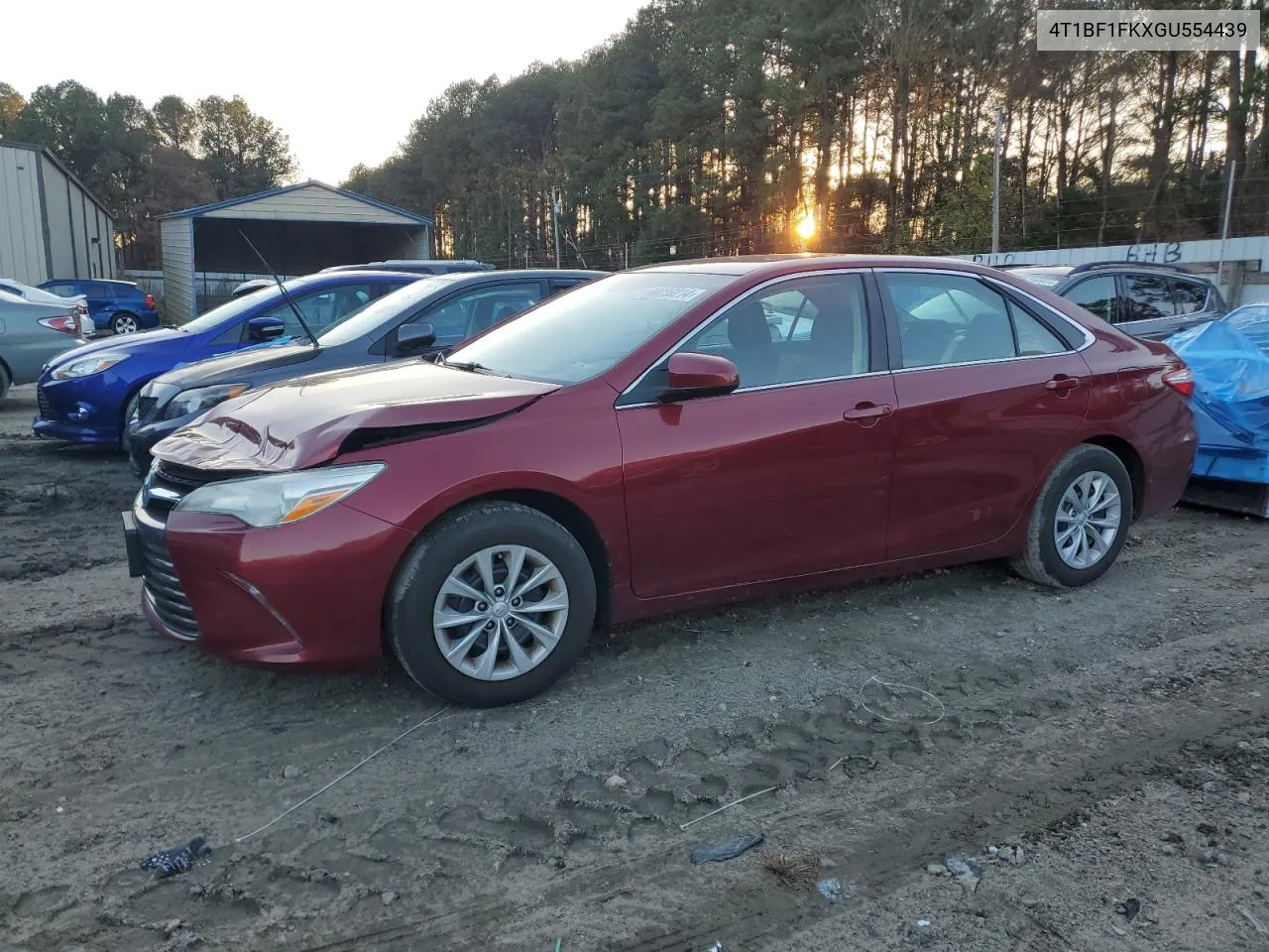 2016 Toyota Camry Le VIN: 4T1BF1FKXGU554439 Lot: 80230214