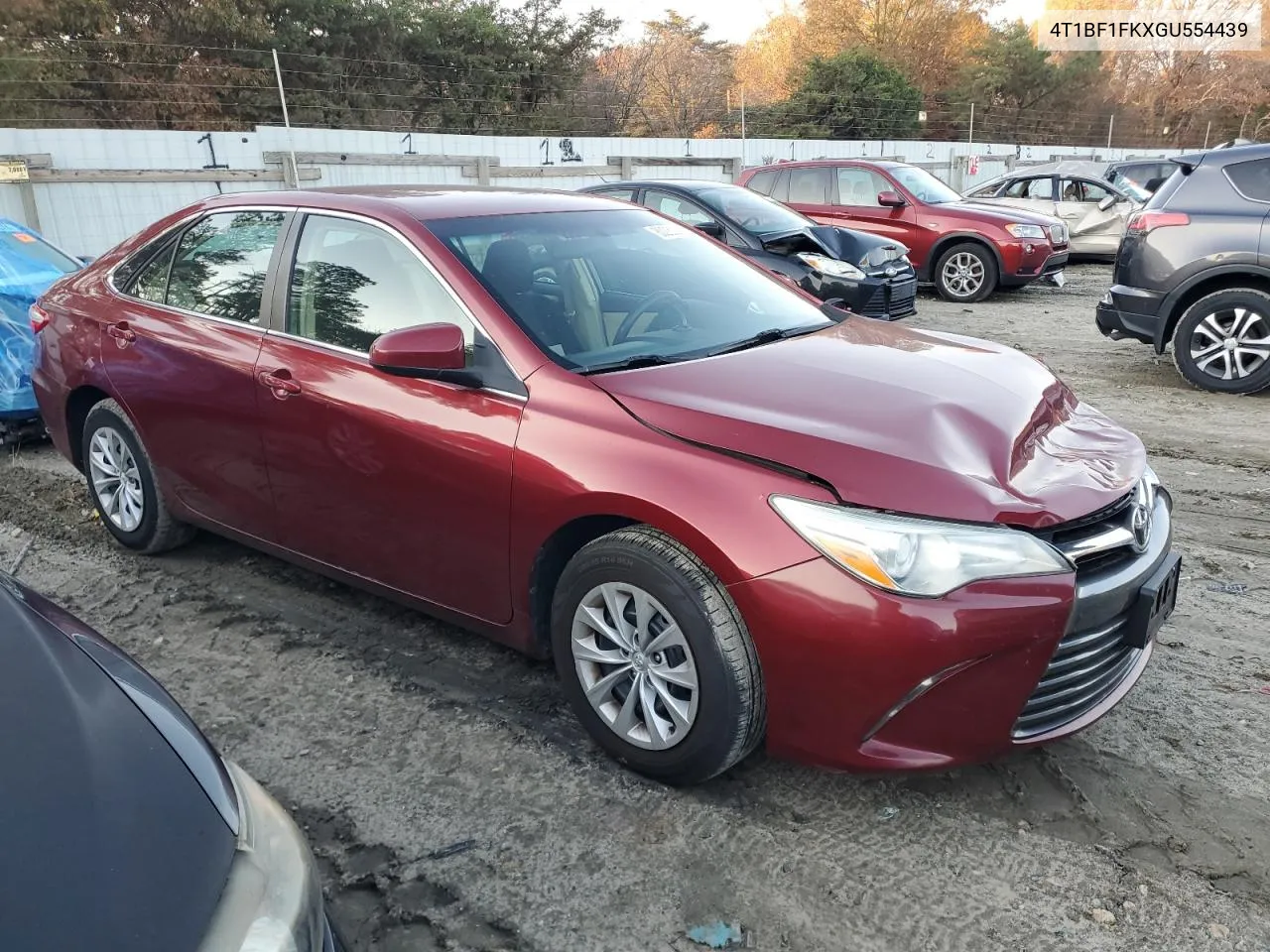 2016 Toyota Camry Le VIN: 4T1BF1FKXGU554439 Lot: 80230214