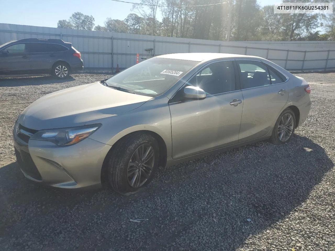 2016 Toyota Camry Le VIN: 4T1BF1FK6GU254381 Lot: 80505204