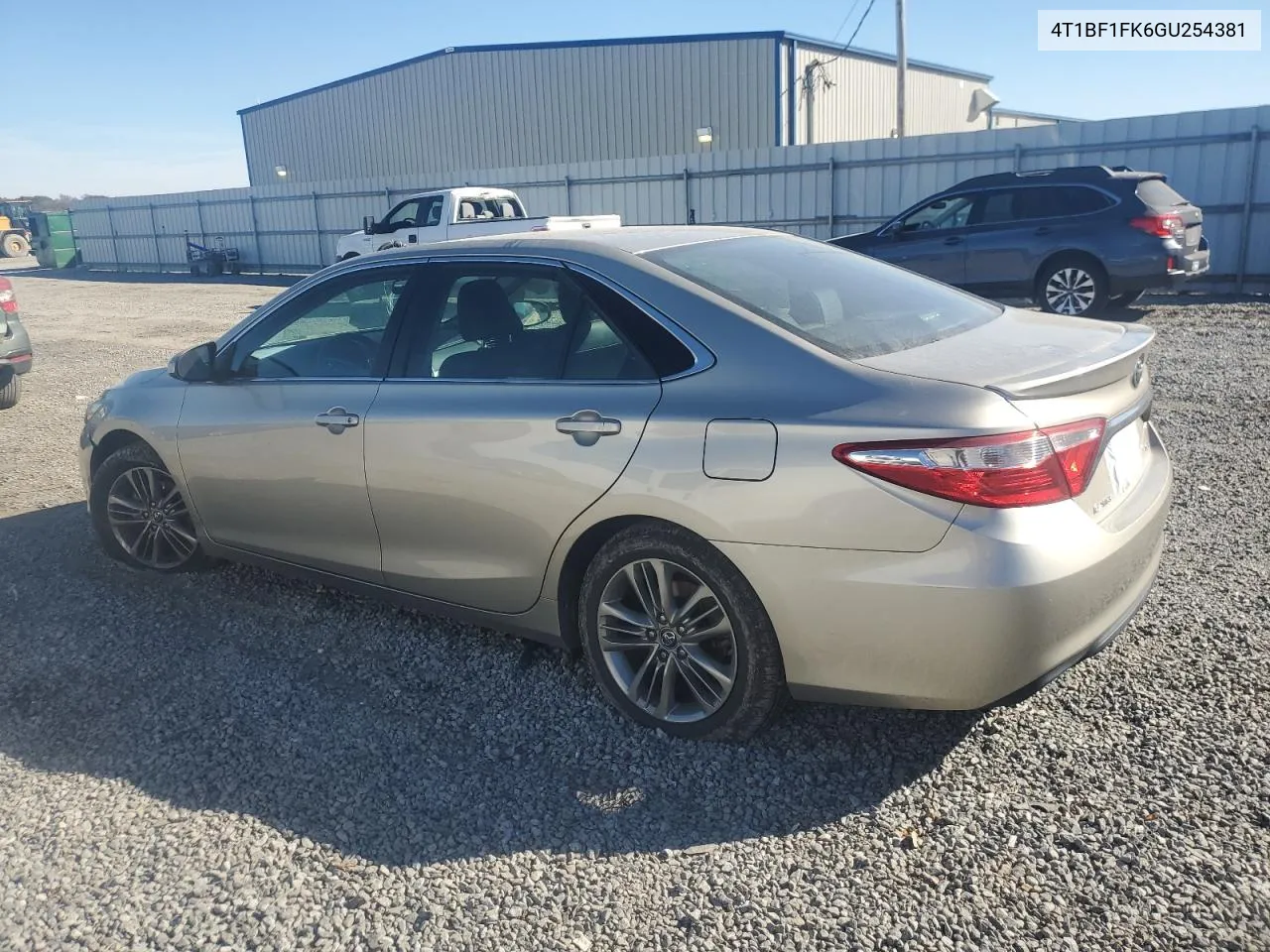 2016 Toyota Camry Le VIN: 4T1BF1FK6GU254381 Lot: 80505204