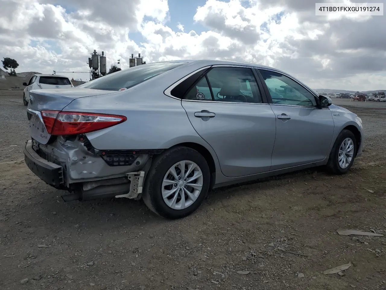 2016 Toyota Camry Hybrid VIN: 4T1BD1FKXGU191274 Lot: 80592444