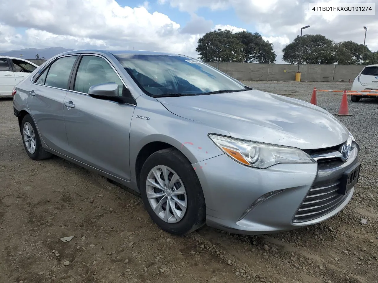 2016 Toyota Camry Hybrid VIN: 4T1BD1FKXGU191274 Lot: 80592444