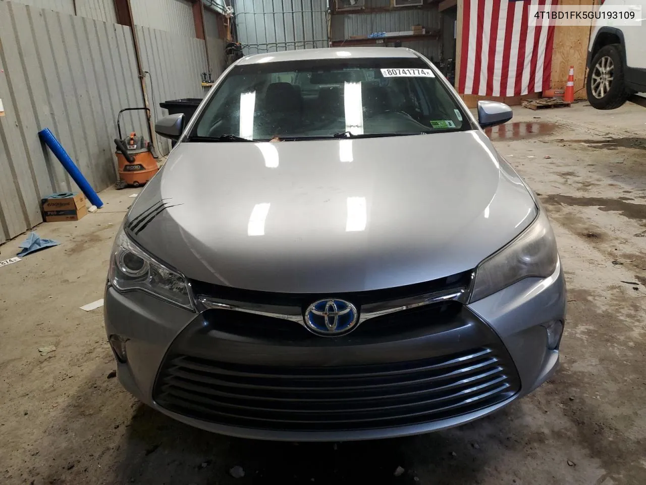 2016 Toyota Camry Hybrid VIN: 4T1BD1FK5GU193109 Lot: 80741774