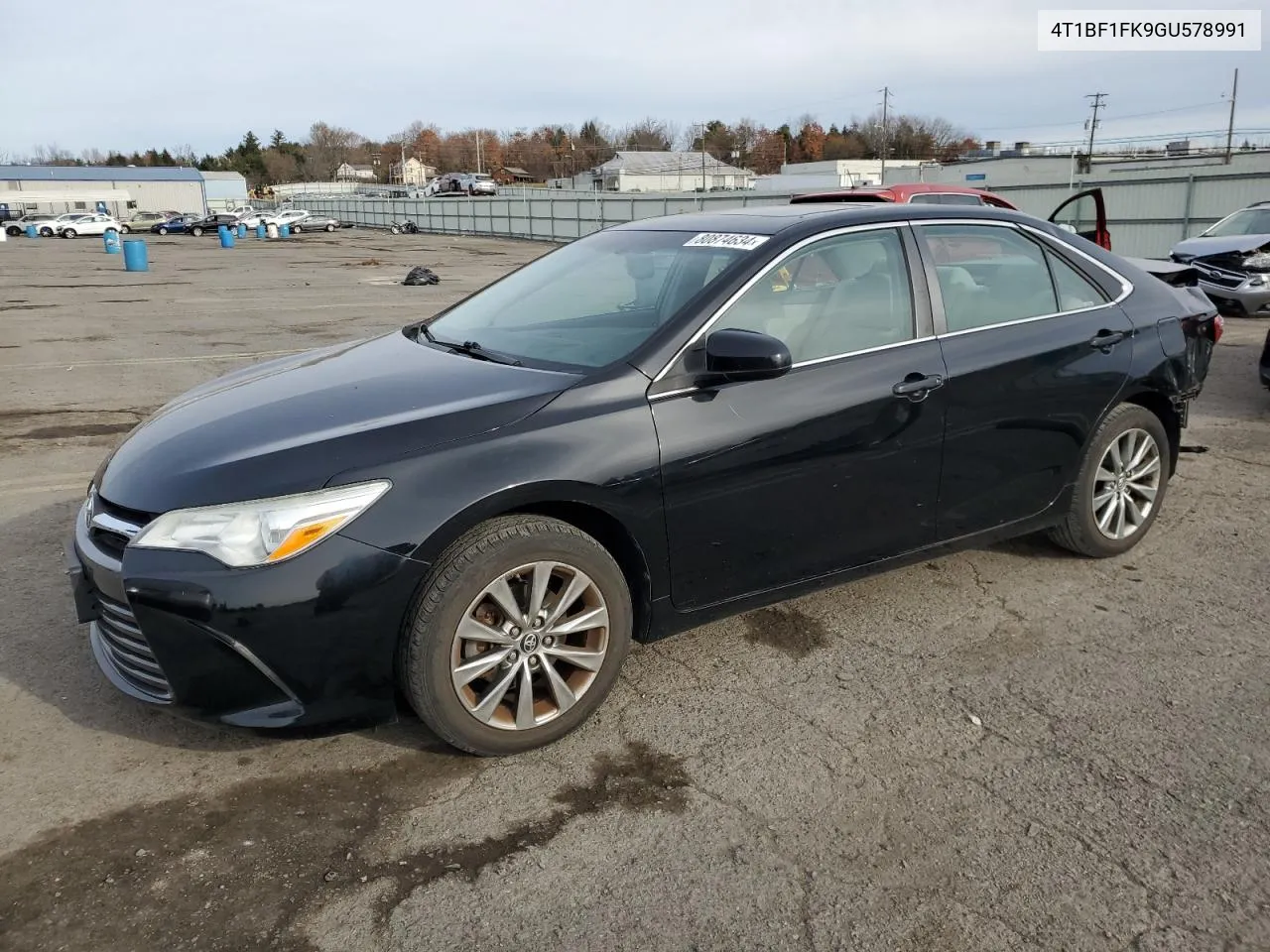 2016 Toyota Camry Le VIN: 4T1BF1FK9GU578991 Lot: 80874634