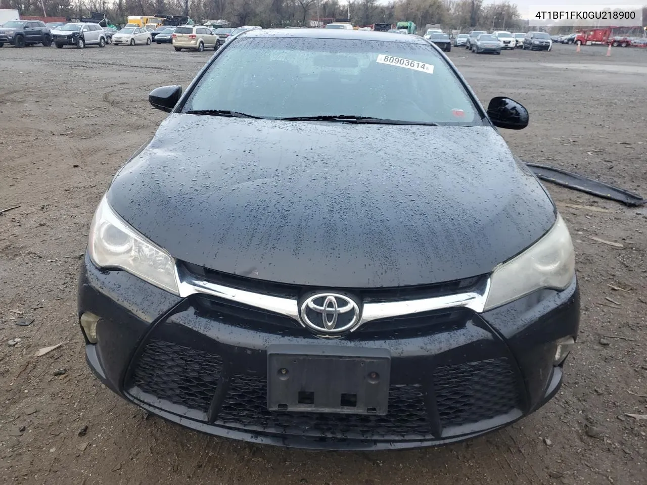 2016 Toyota Camry Le VIN: 4T1BF1FK0GU218900 Lot: 80903614