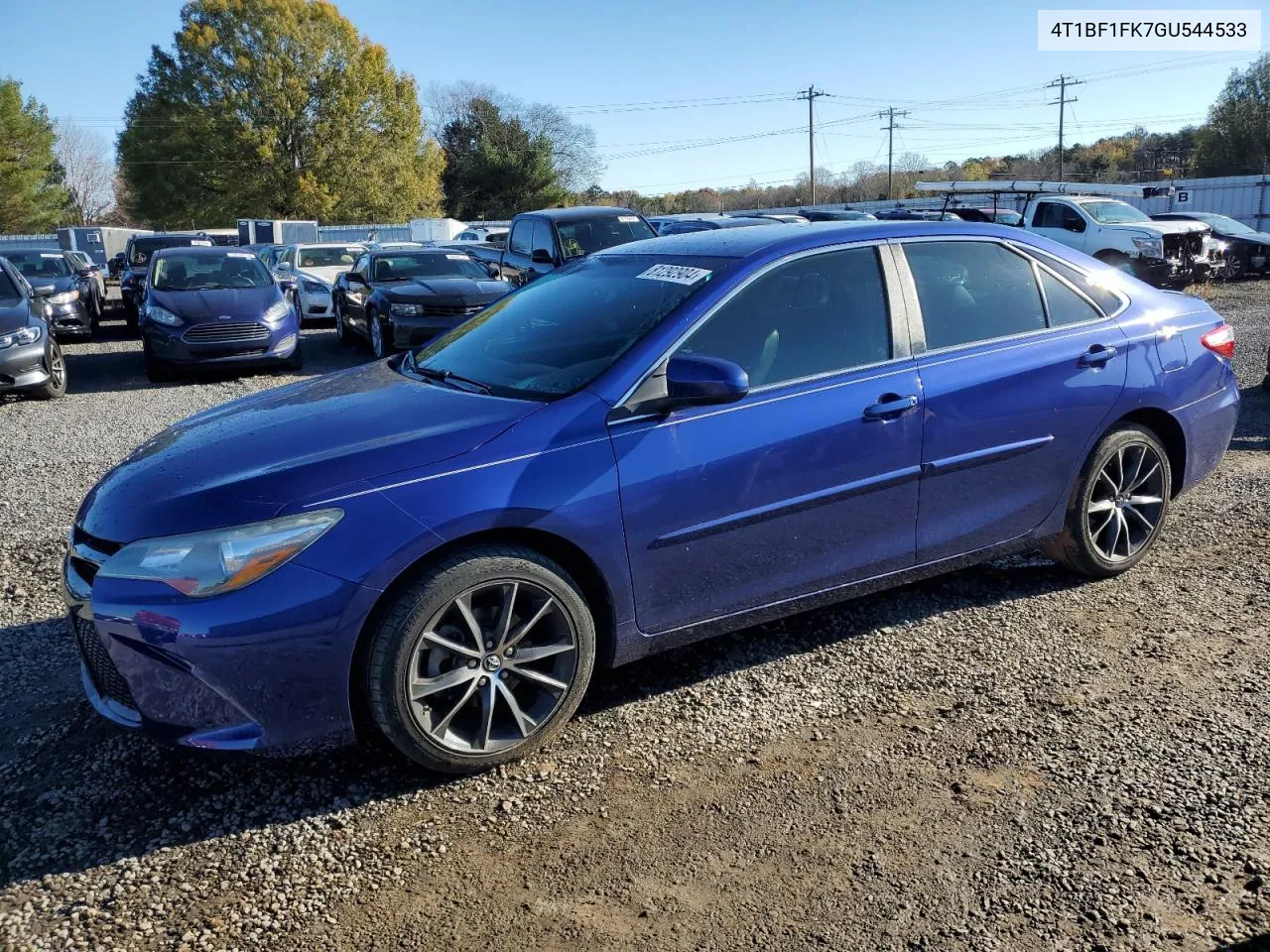 2016 Toyota Camry Le VIN: 4T1BF1FK7GU544533 Lot: 81292904