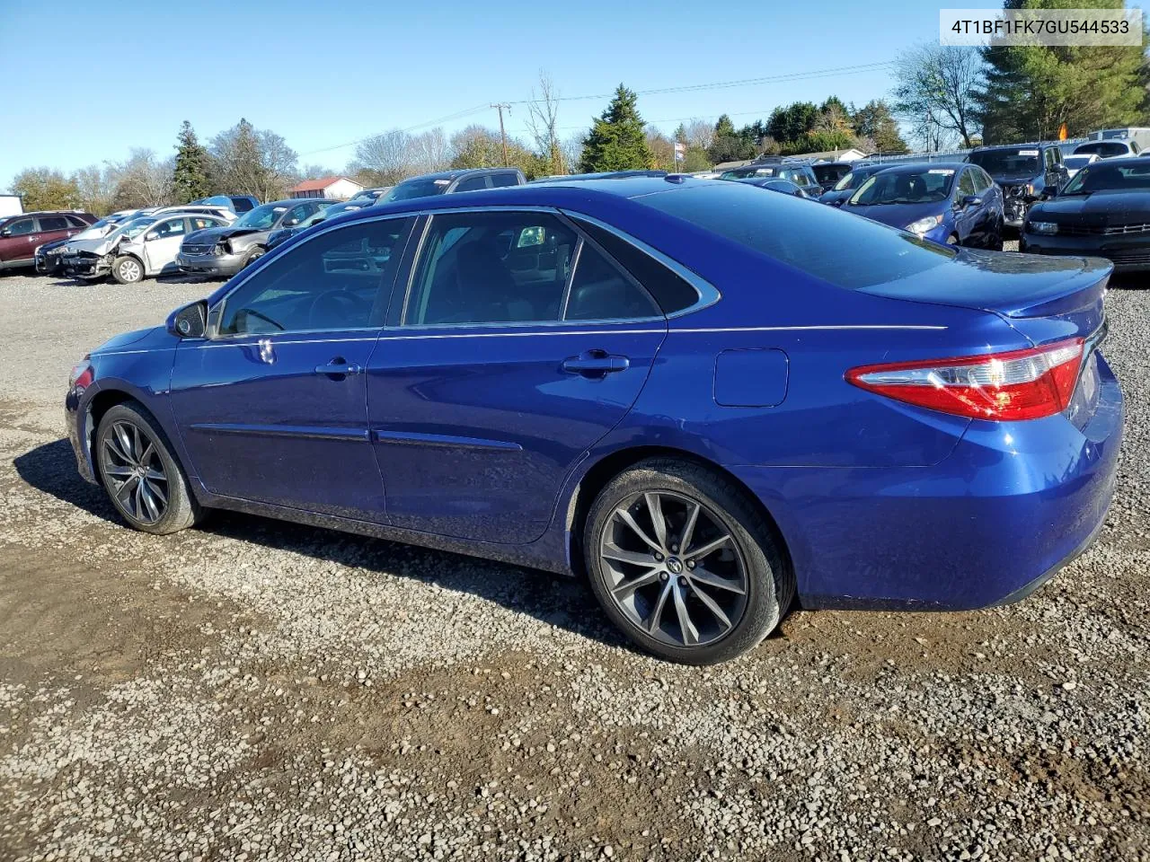 2016 Toyota Camry Le VIN: 4T1BF1FK7GU544533 Lot: 81292904