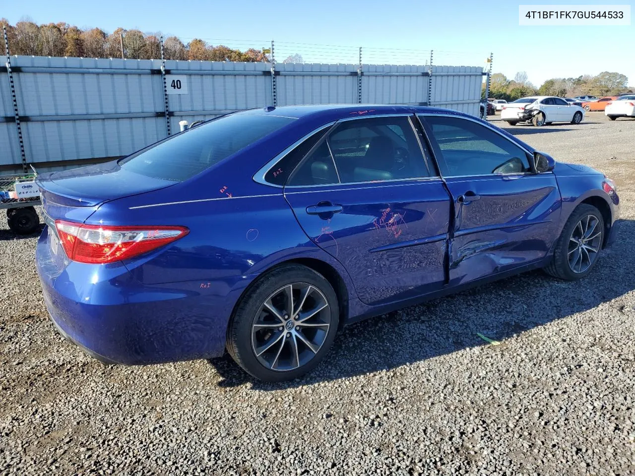 2016 Toyota Camry Le VIN: 4T1BF1FK7GU544533 Lot: 81292904