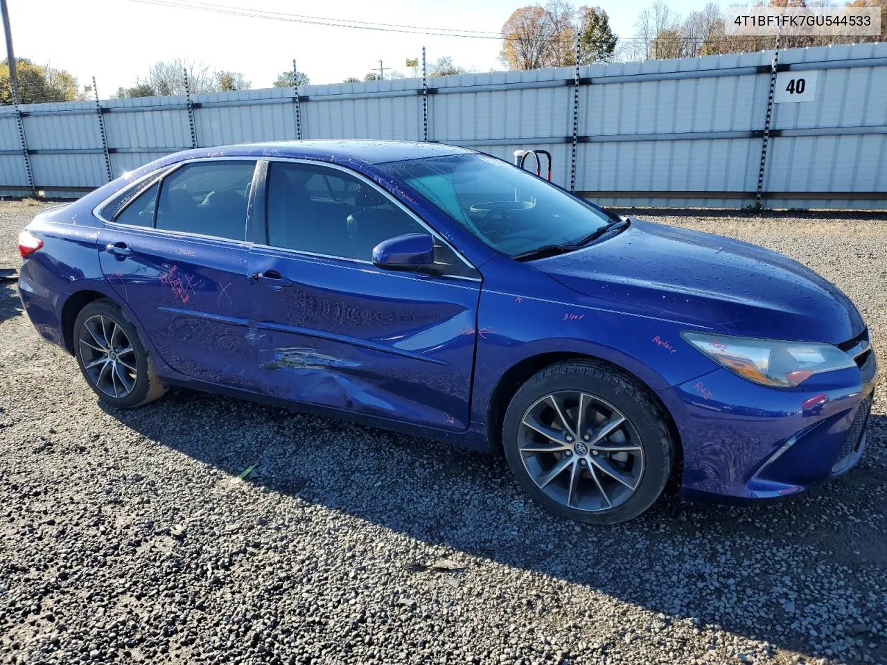 2016 Toyota Camry Le VIN: 4T1BF1FK7GU544533 Lot: 81292904