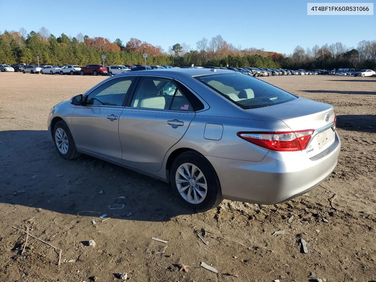 2016 Toyota Camry Le VIN: 4T4BF1FK6GR531066 Lot: 81607054