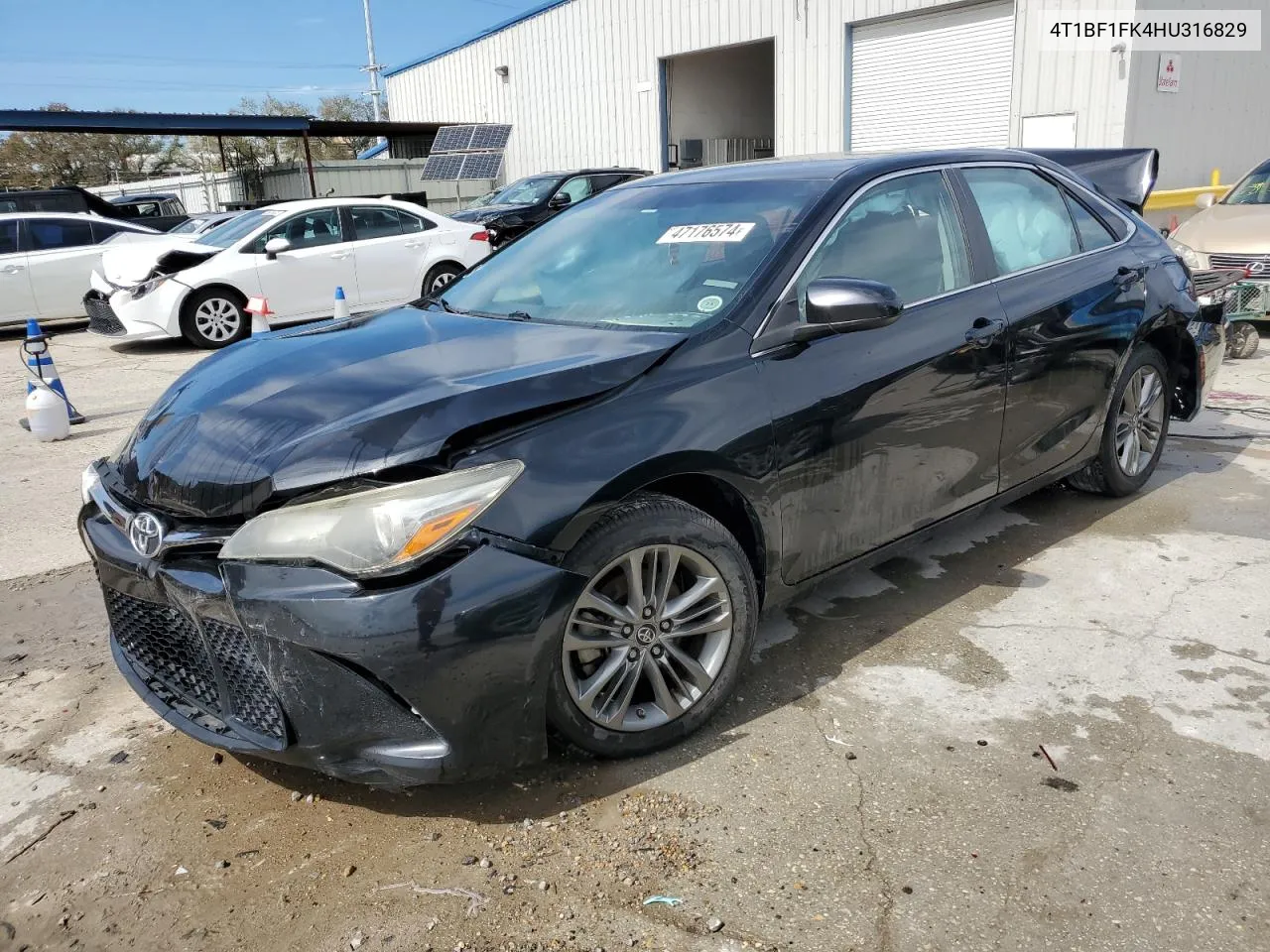 2017 Toyota Camry Le VIN: 4T1BF1FK4HU316829 Lot: 47176574