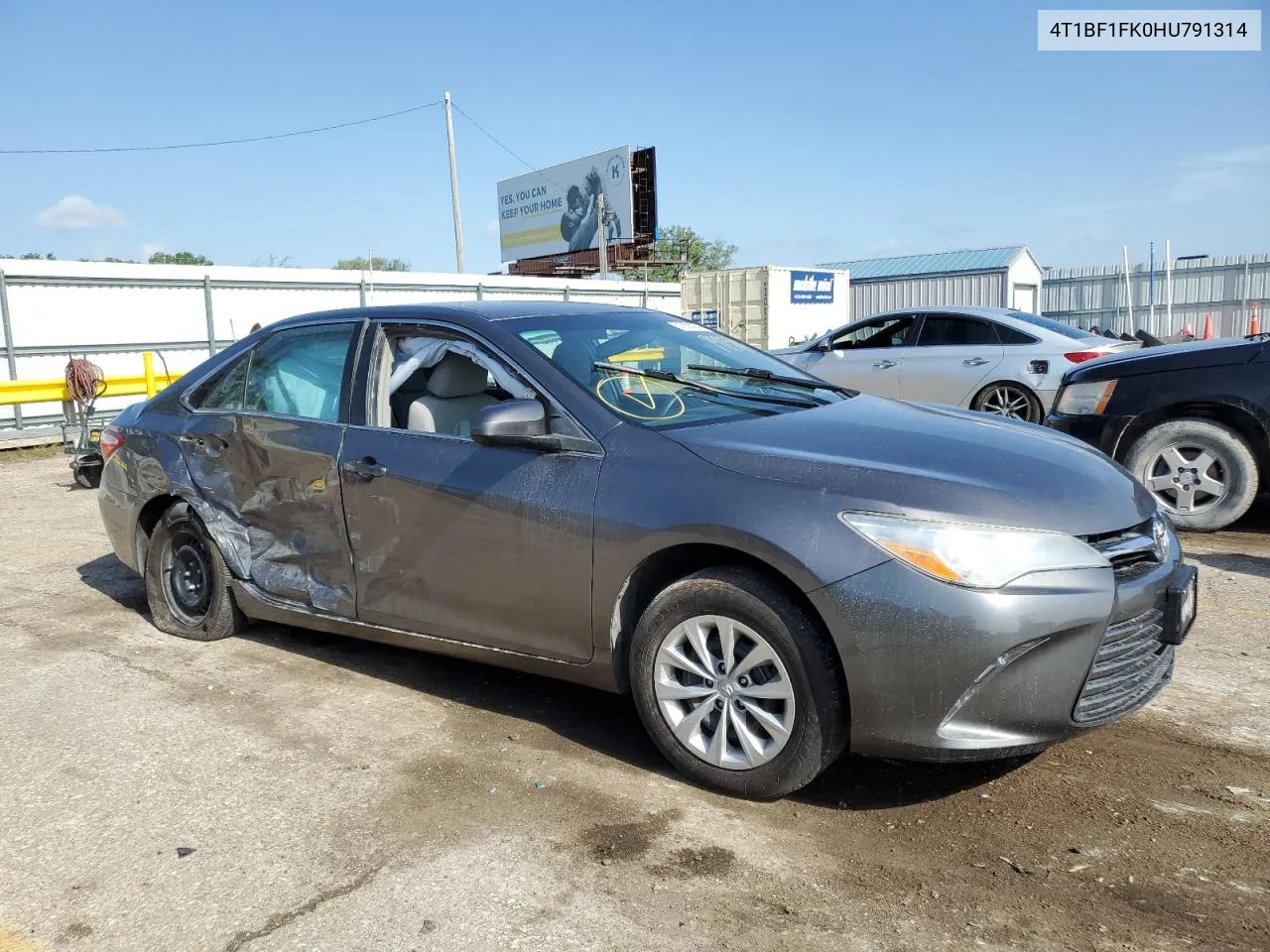 2017 Toyota Camry Le VIN: 4T1BF1FK0HU791314 Lot: 51659384