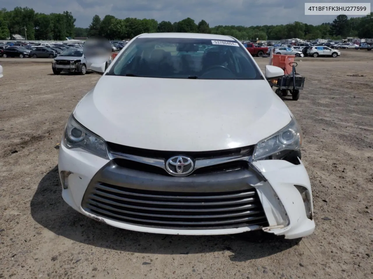 2017 Toyota Camry Le VIN: 4T1BF1FK3HU277599 Lot: 53786804