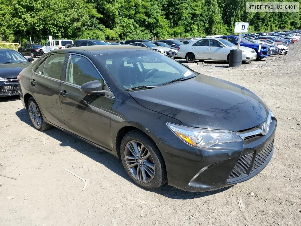 2017 Toyota Camry Le VIN: 4T1BF1FK0HU318481 Lot: 56930354