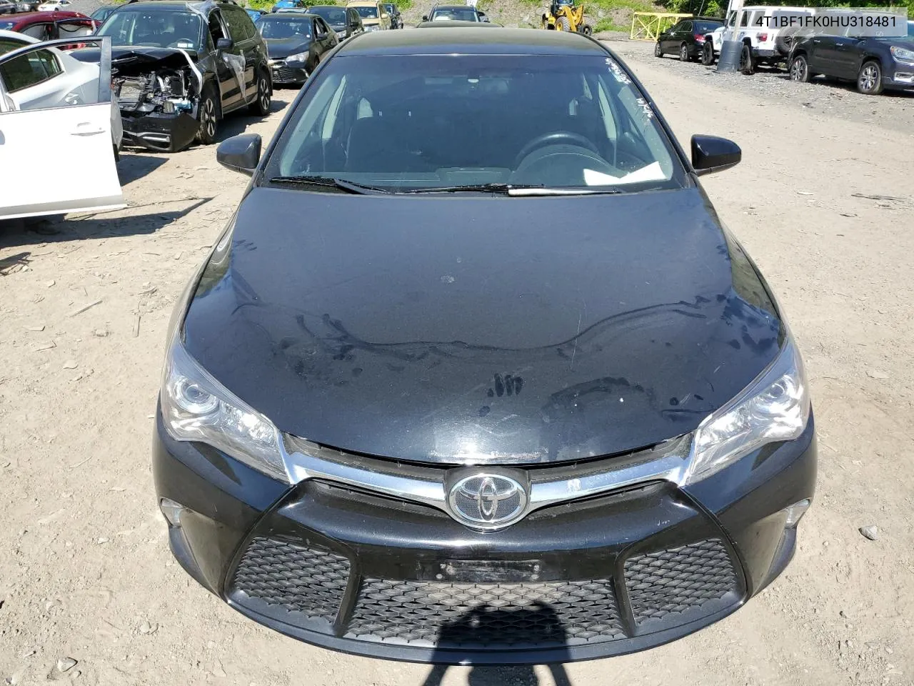 2017 Toyota Camry Le VIN: 4T1BF1FK0HU318481 Lot: 56930354