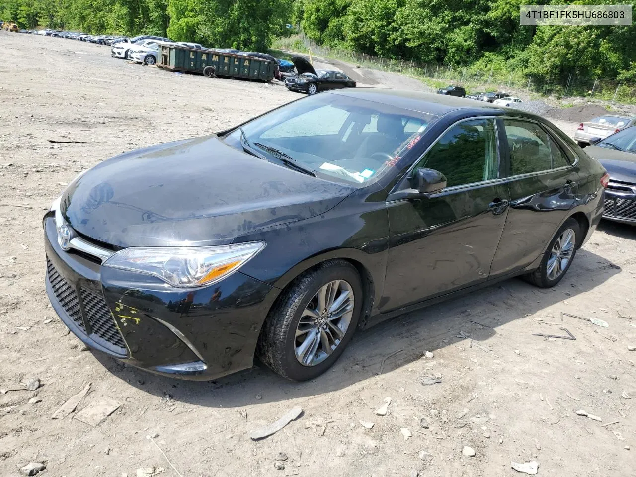 2017 Toyota Camry Le VIN: 4T1BF1FK5HU686803 Lot: 56934104