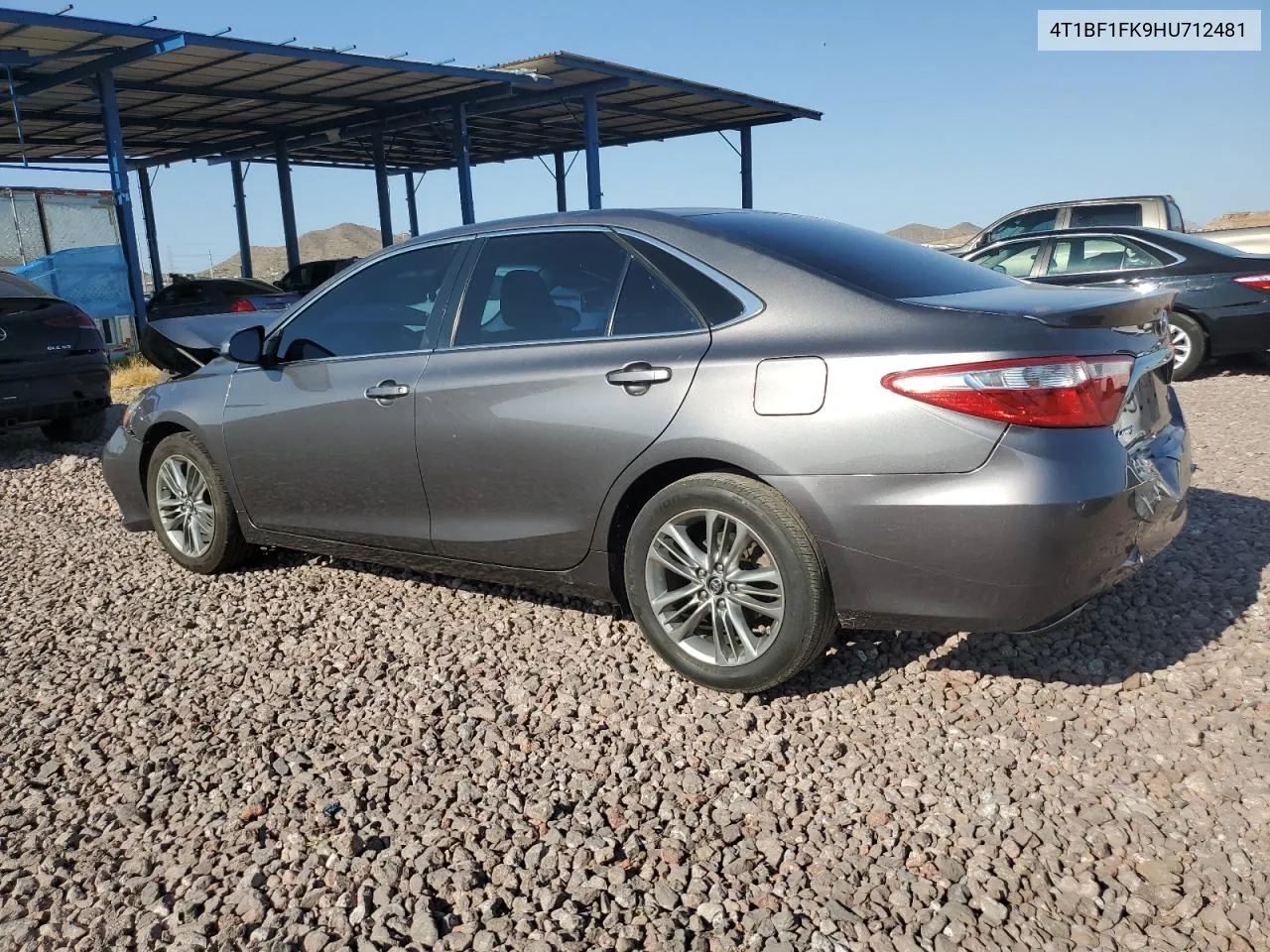 2017 Toyota Camry Le VIN: 4T1BF1FK9HU712481 Lot: 58937344