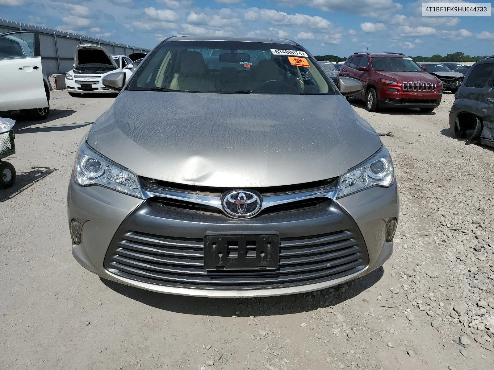 2017 Toyota Camry Le VIN: 4T1BF1FK9HU644733 Lot: 63488674