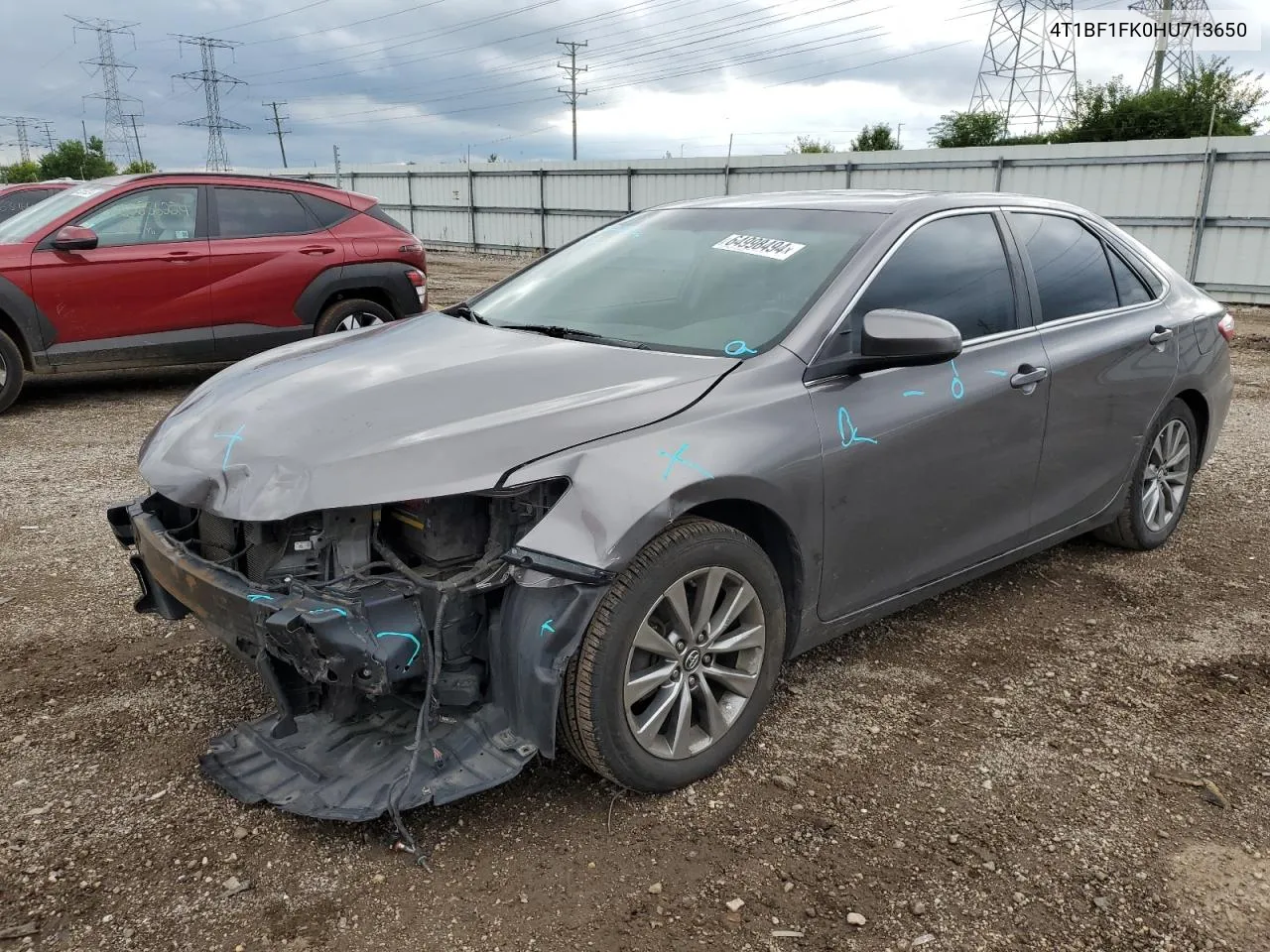 4T1BF1FK0HU713650 2017 Toyota Camry Le