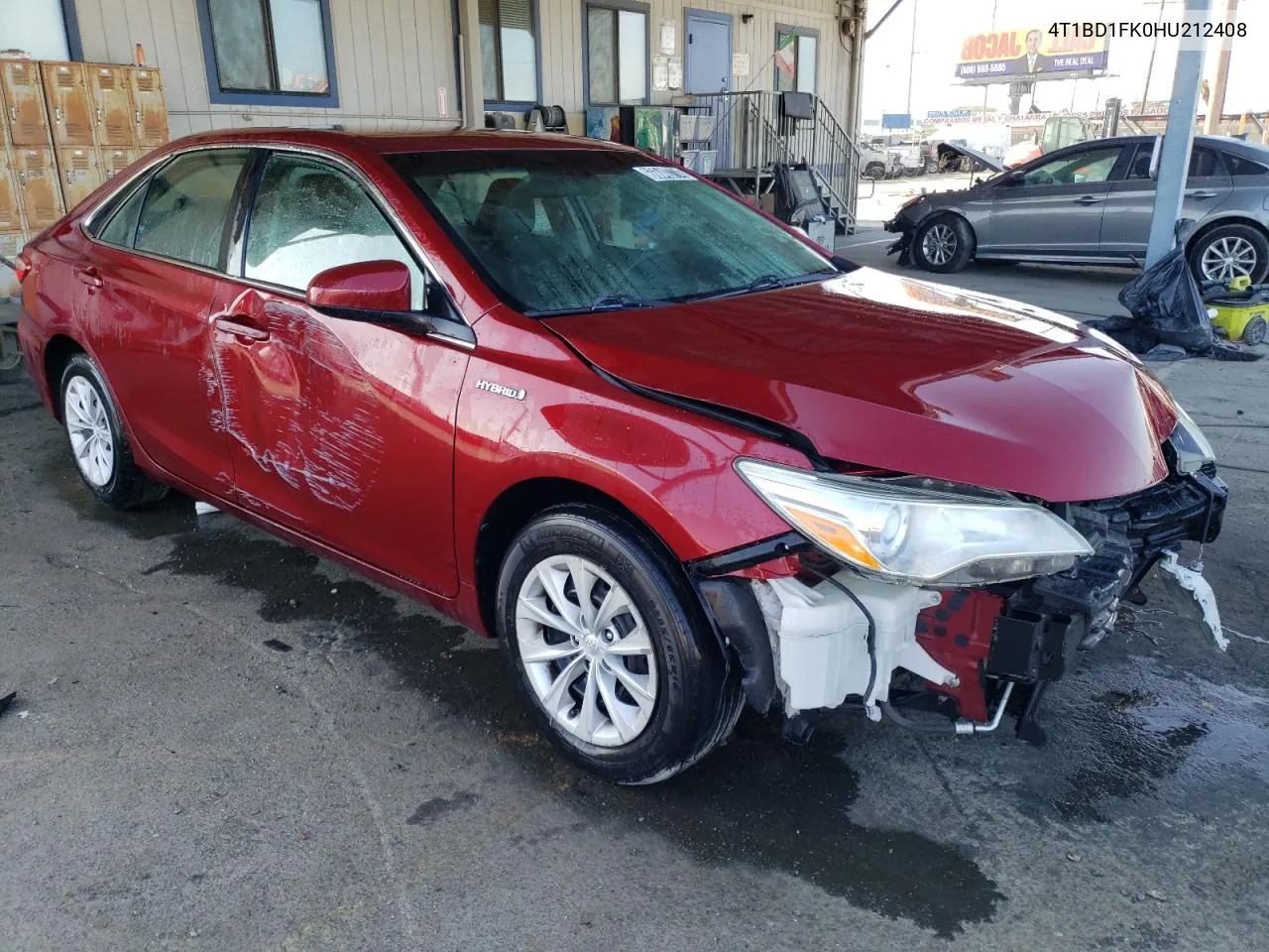 2017 Toyota Camry Hybrid VIN: 4T1BD1FK0HU212408 Lot: 66840774