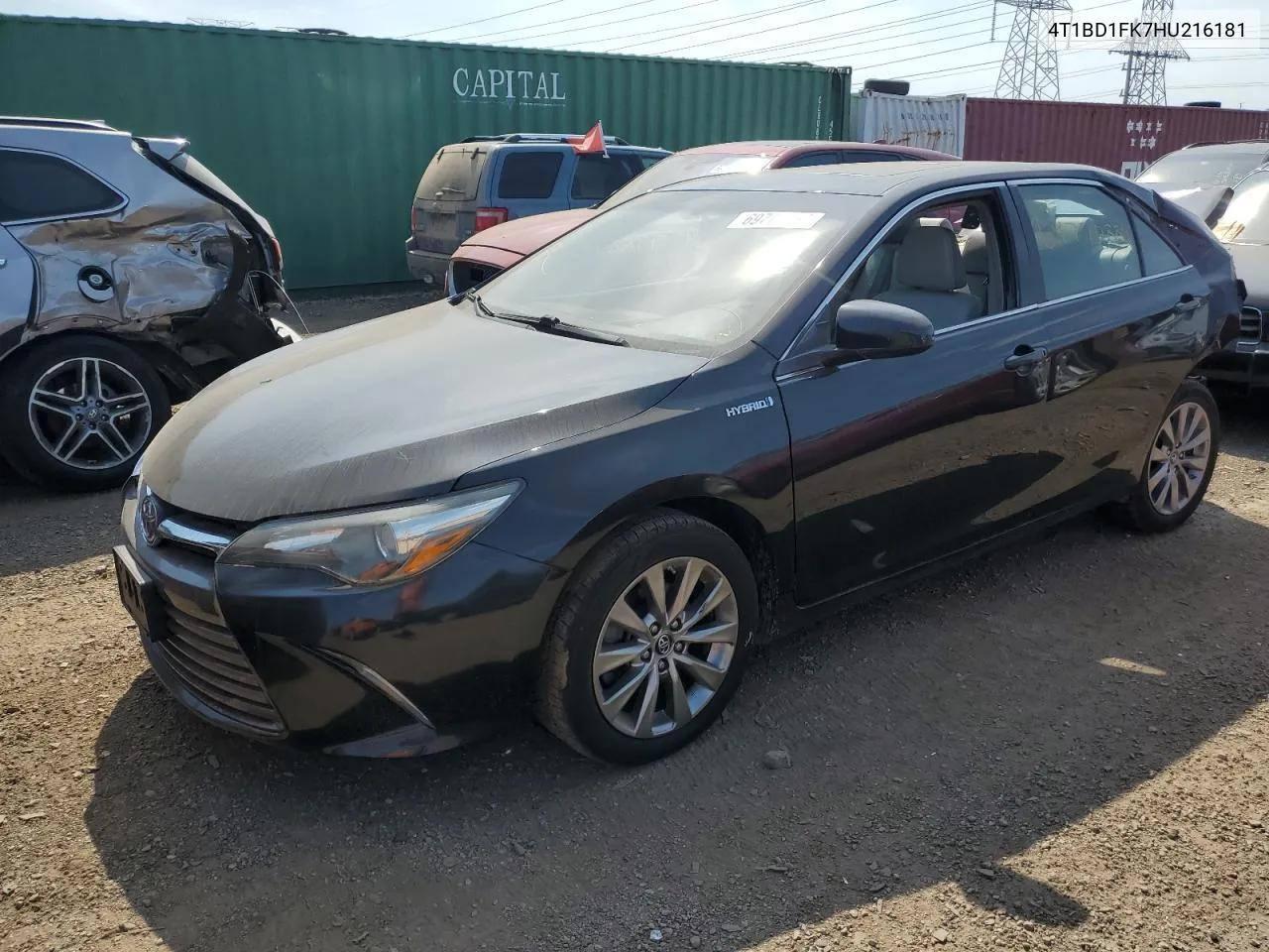 4T1BD1FK7HU216181 2017 Toyota Camry Hybrid