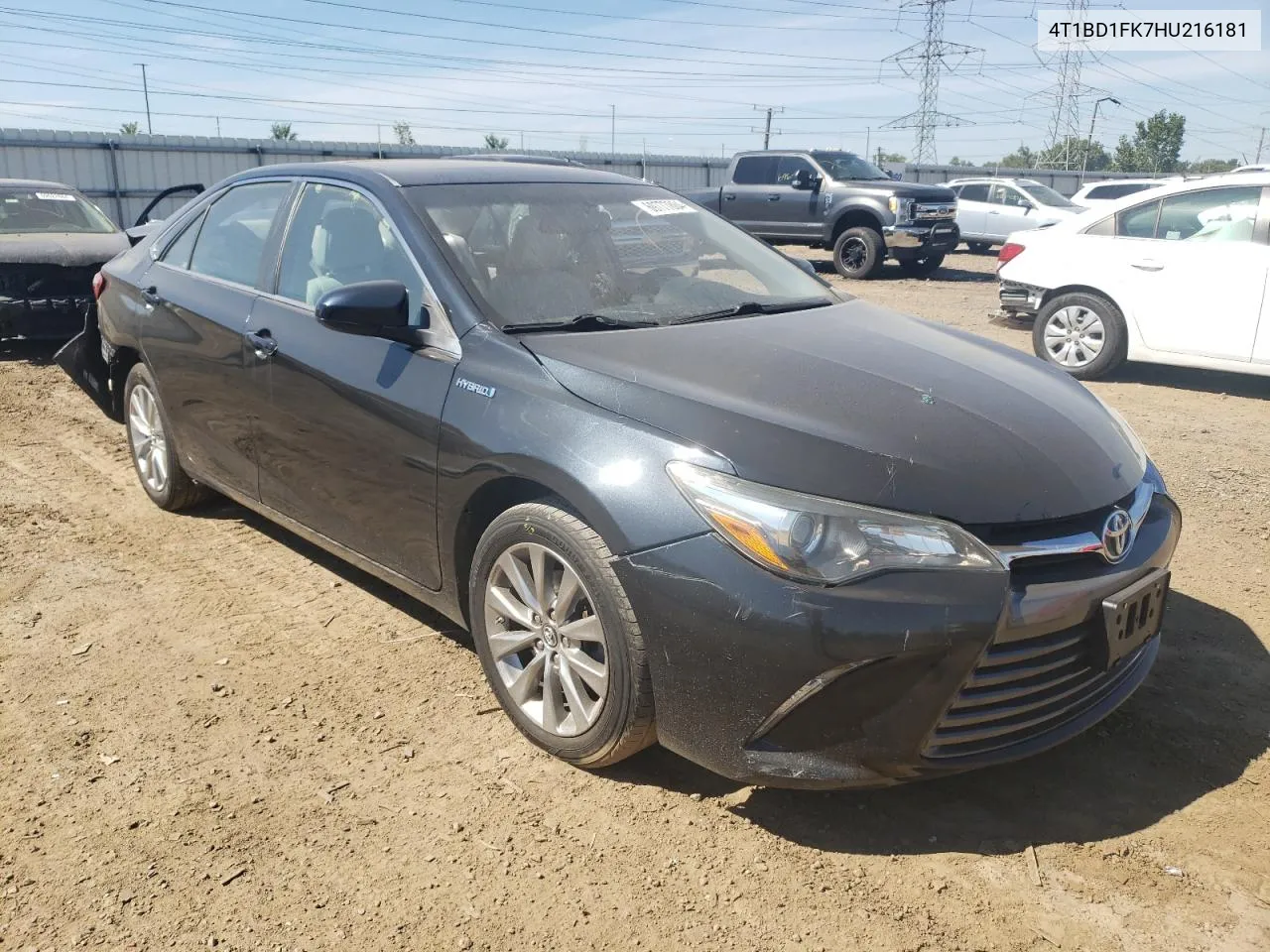 2017 Toyota Camry Hybrid VIN: 4T1BD1FK7HU216181 Lot: 69777884