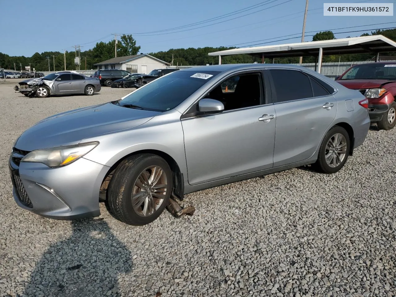 2017 Toyota Camry Le VIN: 4T1BF1FK9HU361572 Lot: 70663754