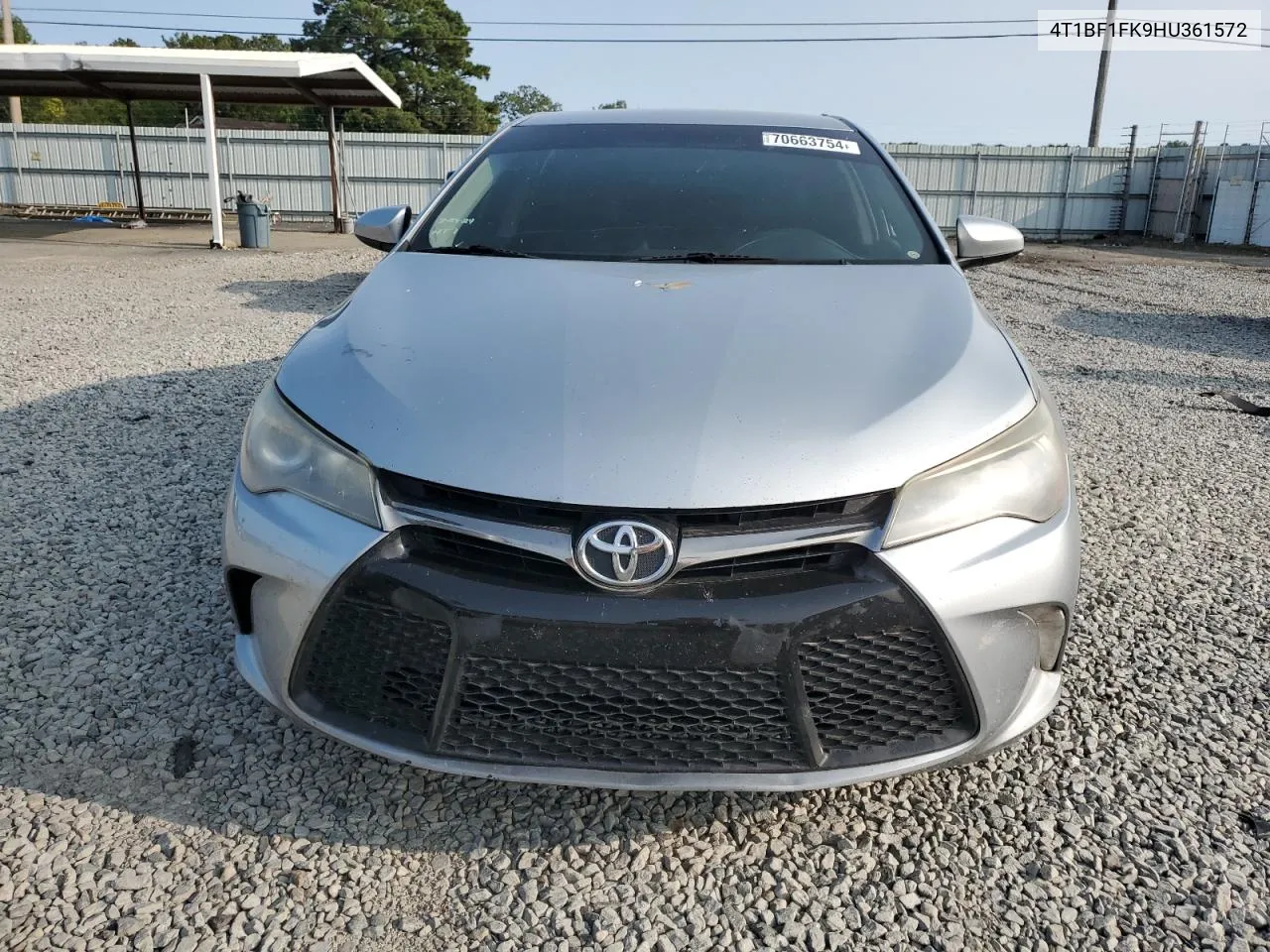 2017 Toyota Camry Le VIN: 4T1BF1FK9HU361572 Lot: 70663754