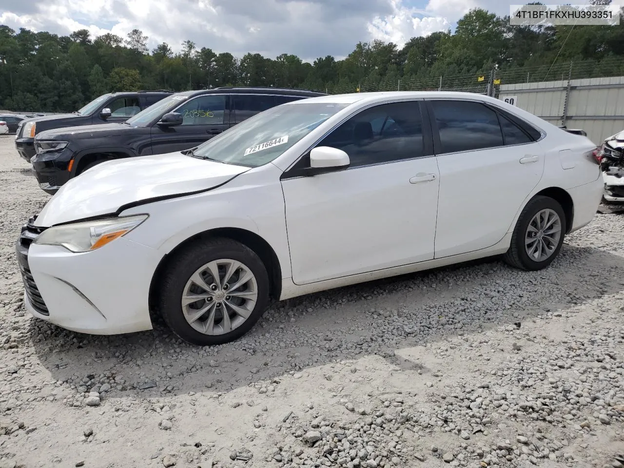 2017 Toyota Camry Le VIN: 4T1BF1FKXHU393351 Lot: 72116644