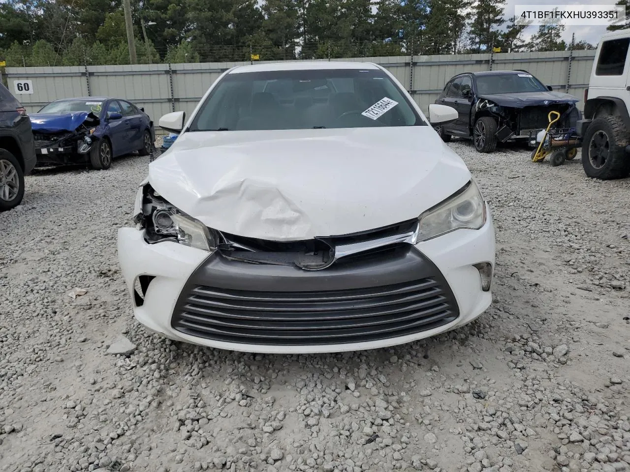 2017 Toyota Camry Le VIN: 4T1BF1FKXHU393351 Lot: 72116644