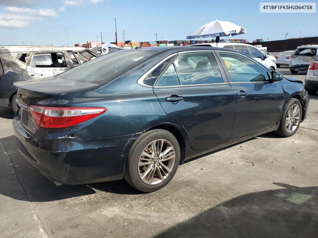 2017 Toyota Camry Le VIN: 4T1BF1FK5HU364758 Lot: 72381874