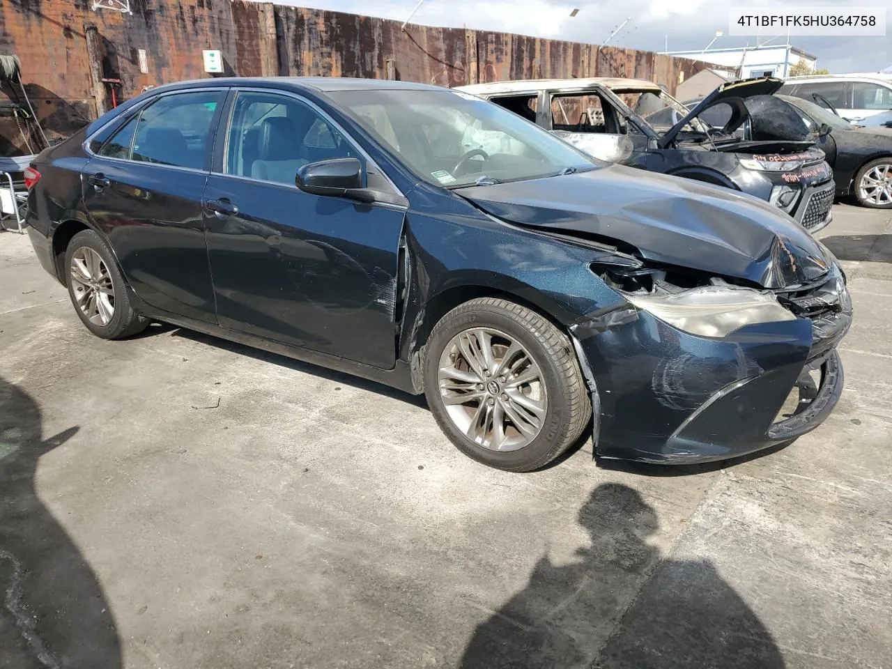 2017 Toyota Camry Le VIN: 4T1BF1FK5HU364758 Lot: 72381874