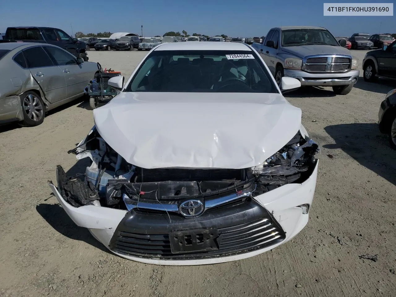 2017 Toyota Camry Le VIN: 4T1BF1FK0HU391690 Lot: 72844564