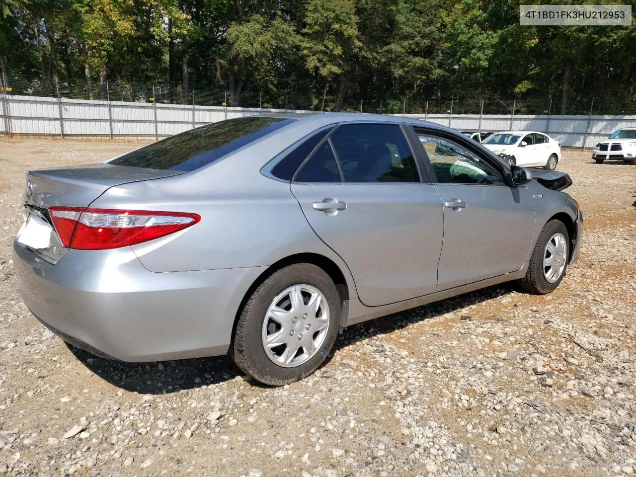 4T1BD1FK3HU212953 2017 Toyota Camry Hybrid