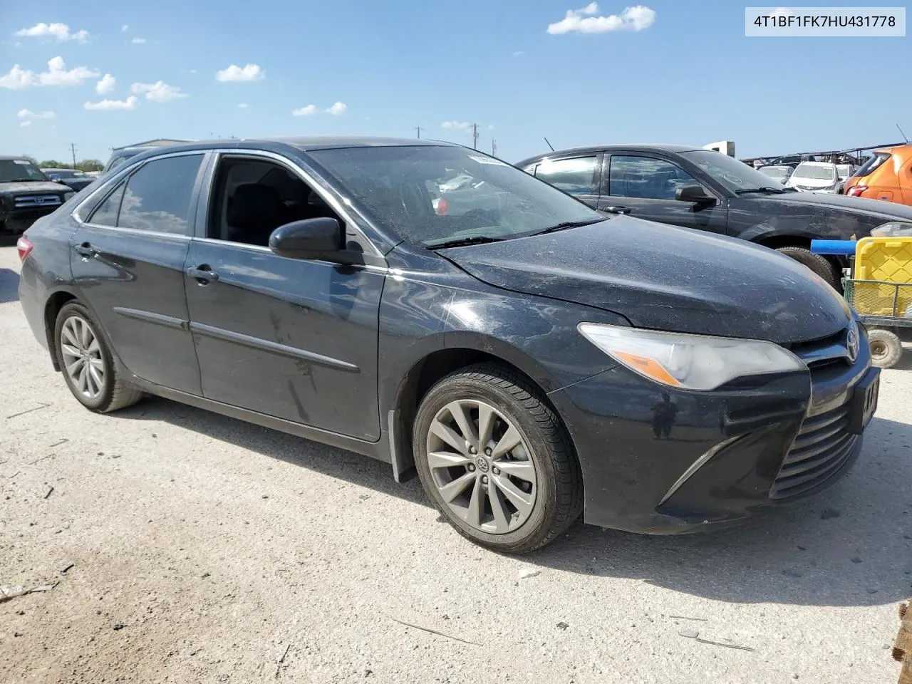 2017 Toyota Camry Le VIN: 4T1BF1FK7HU431778 Lot: 72965604