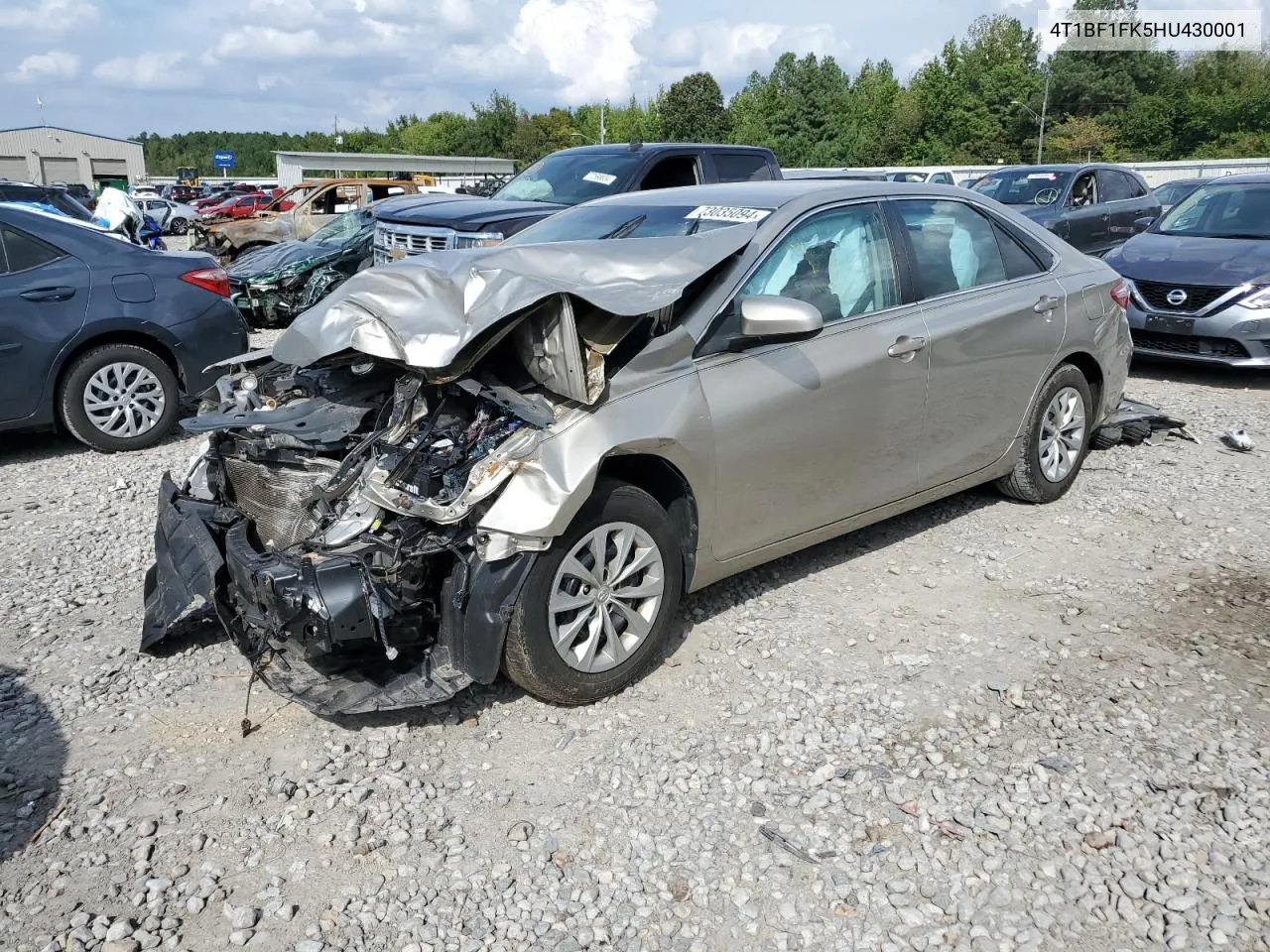 2017 Toyota Camry Le VIN: 4T1BF1FK5HU430001 Lot: 73035094