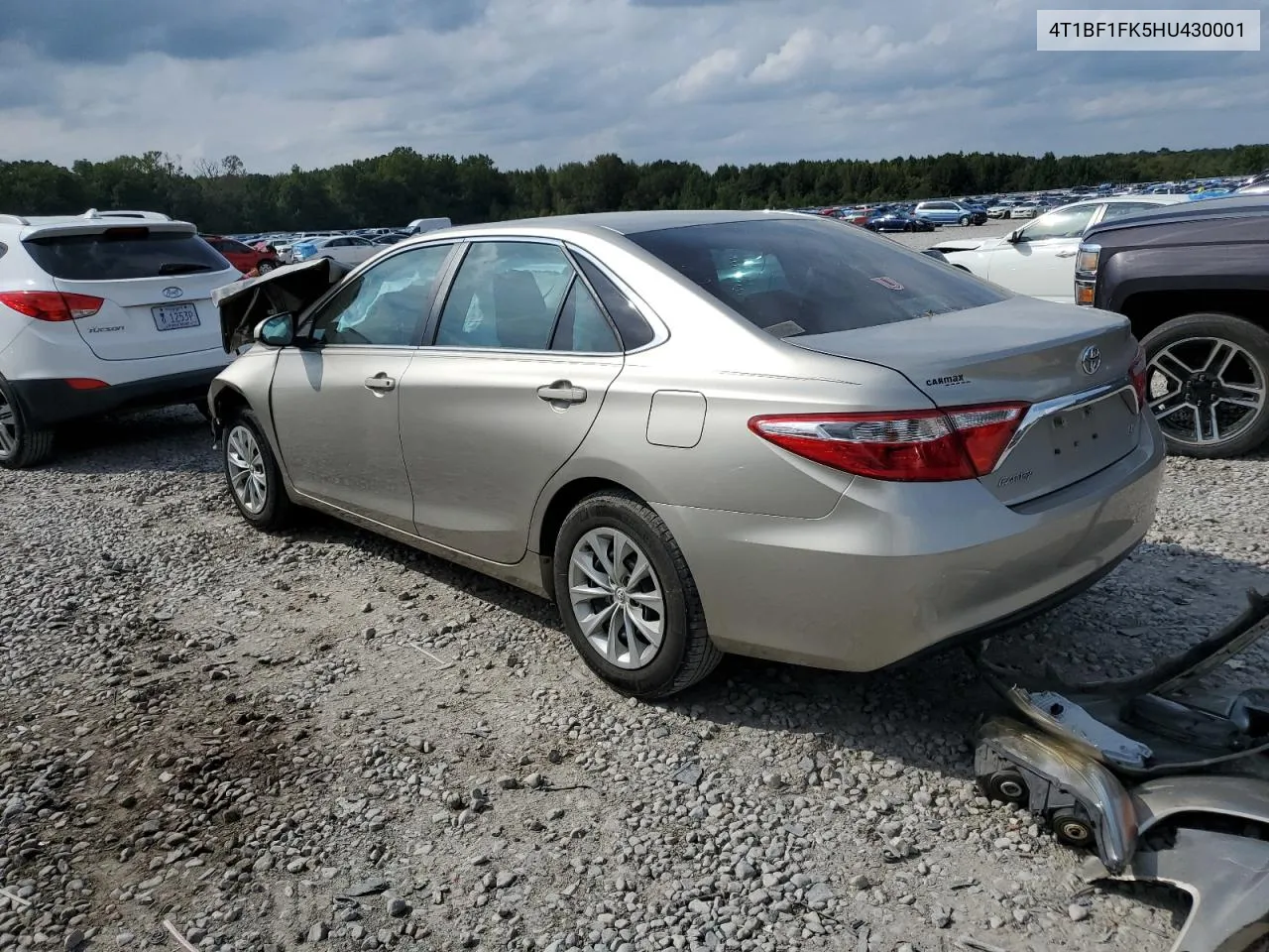 2017 Toyota Camry Le VIN: 4T1BF1FK5HU430001 Lot: 73035094