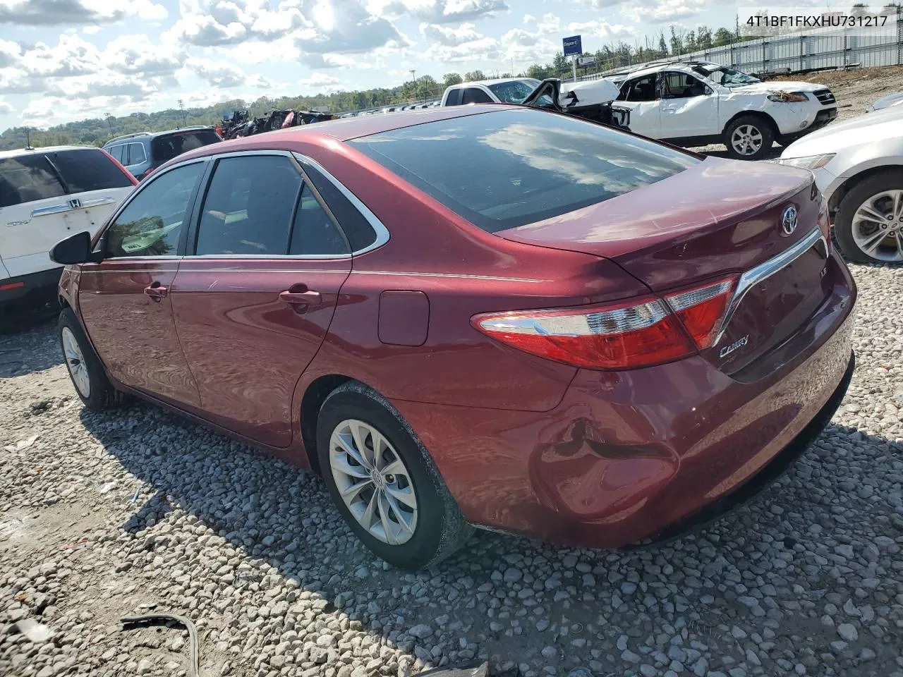 2017 Toyota Camry Le VIN: 4T1BF1FKXHU731217 Lot: 73053134